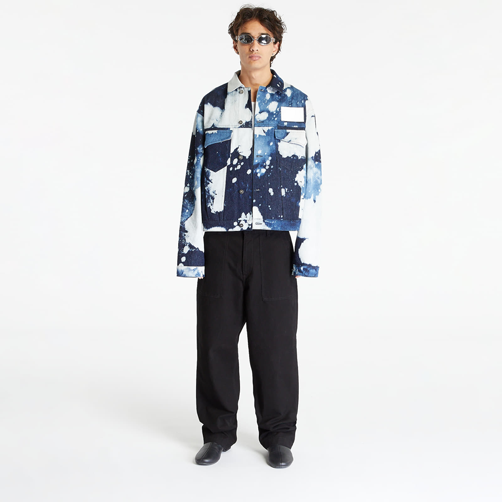 Jackets A-COLD-WALL* Hand Bleached Denim Jacket Bleach Wash