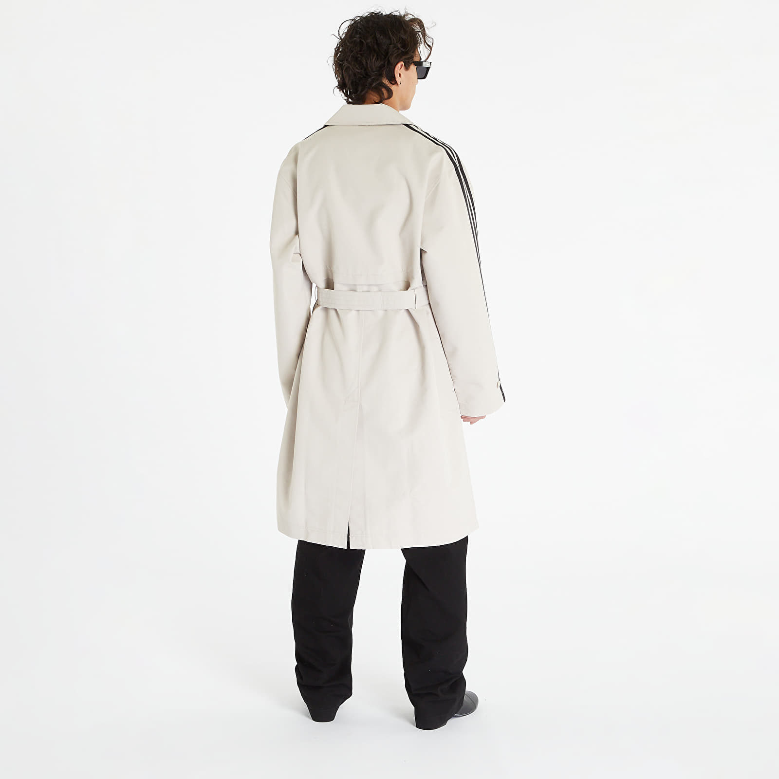 Coats adidas 3 Stripe Coat Wonder Beige Footshop