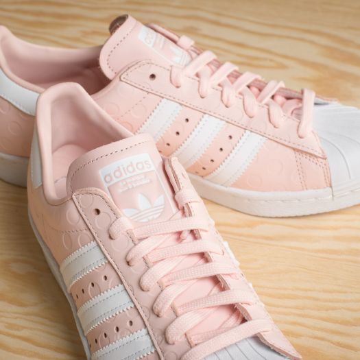Adidas superstar discount 80s shoes pink
