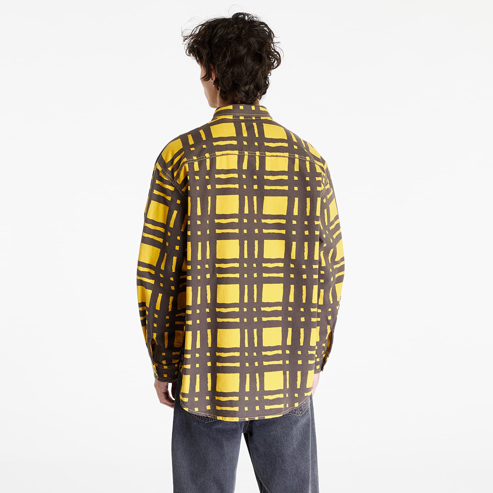 Košile Levi's® Skate L/S Woven Torn Plaid Yellow