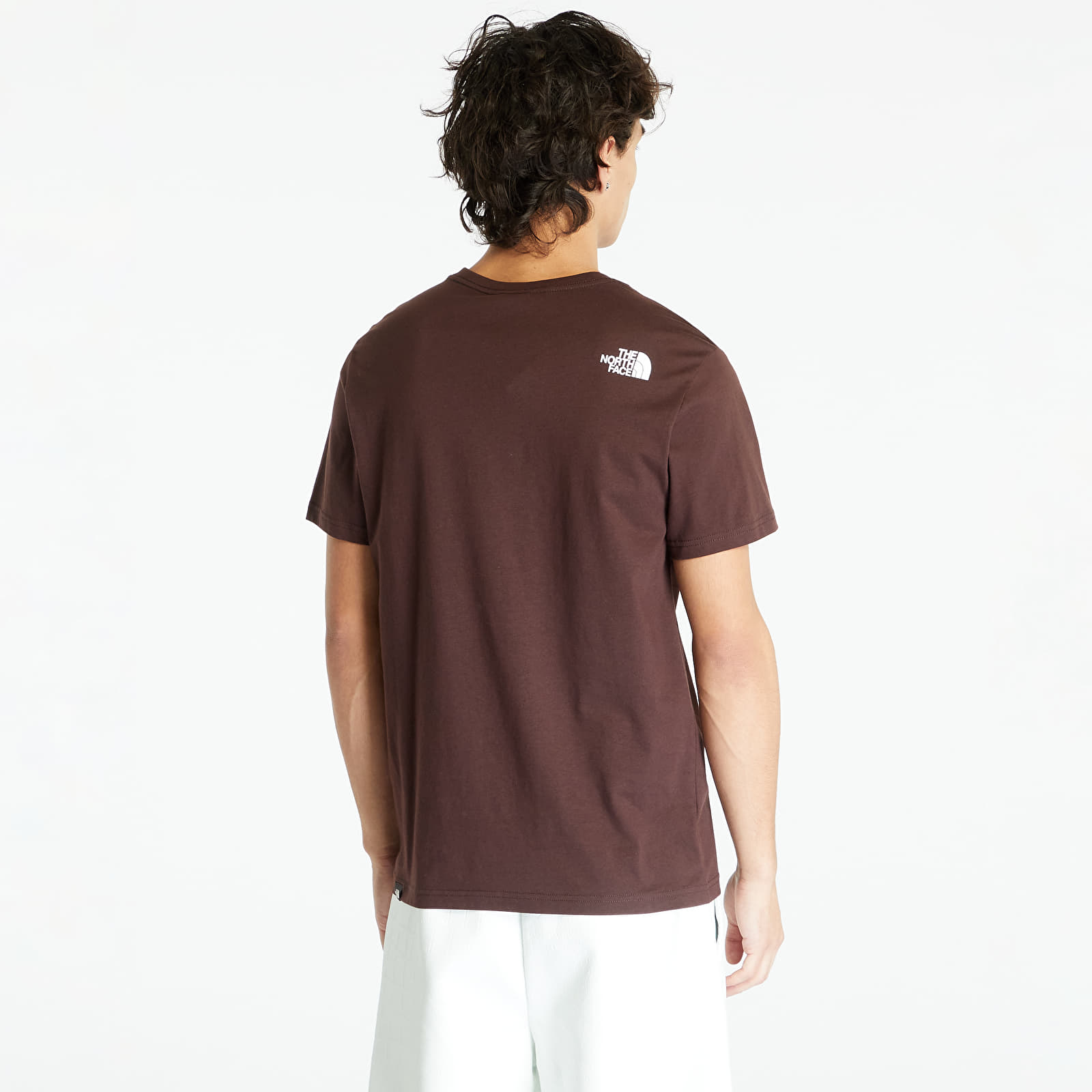 Koszulki The North Face S/S Fine Tee Coal Brown/ Coal Brown Water Distortion Print