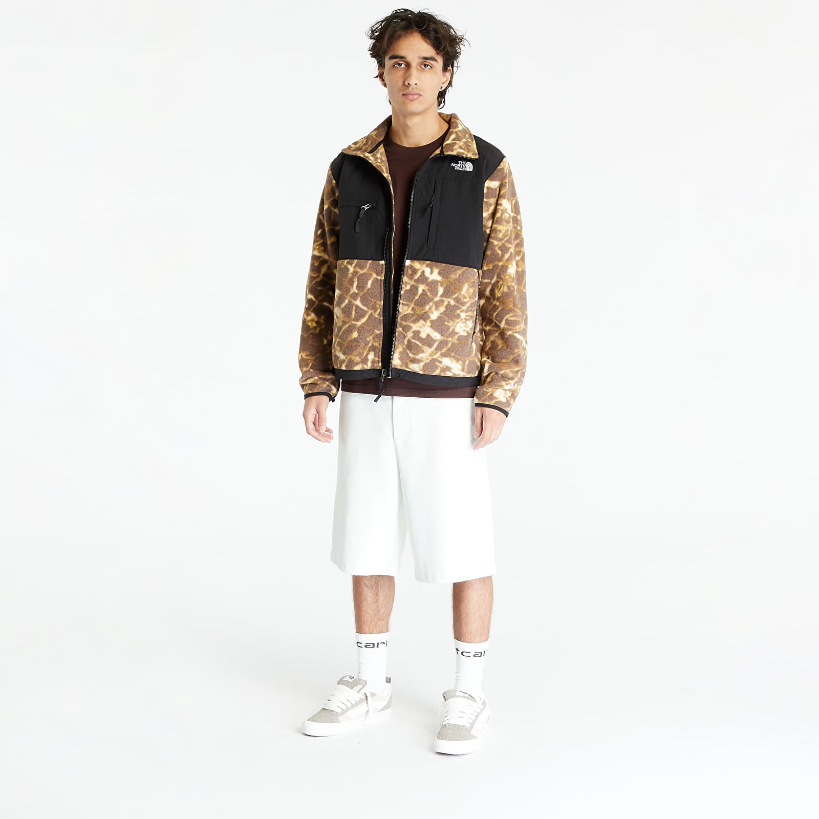 Jackets The North Face Denali Jacket Coal Brown Wtrdstp/ TNF Black