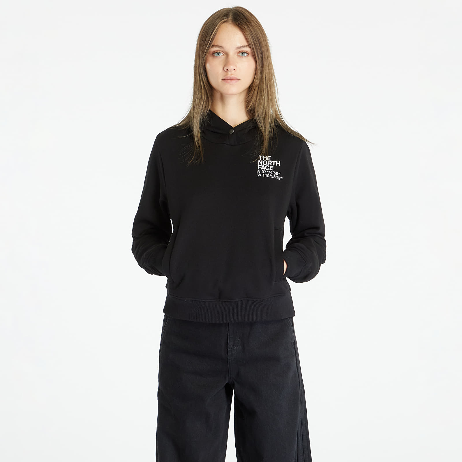 Hoodies and sweatshirts  The North Face Coordinates Crop Hoodie TNF Black