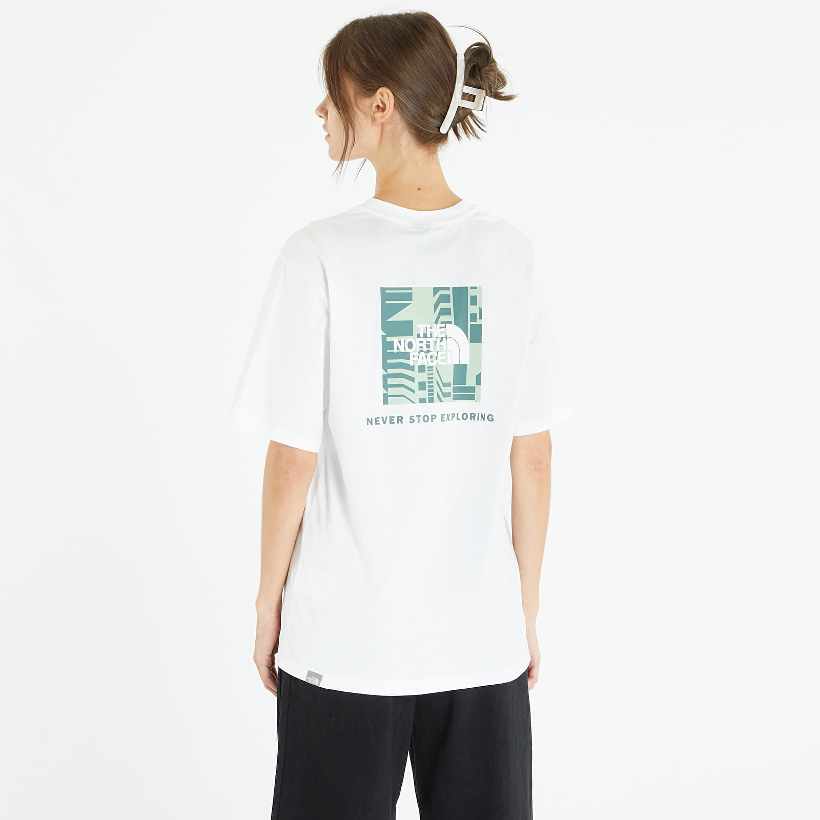 The North Face - relaxed redbox tee white/ misty