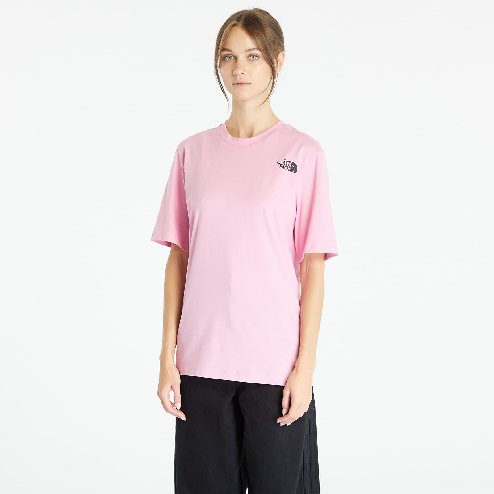 Tricouri  The North Face Relaxed Redbox Tee Orchid Pink