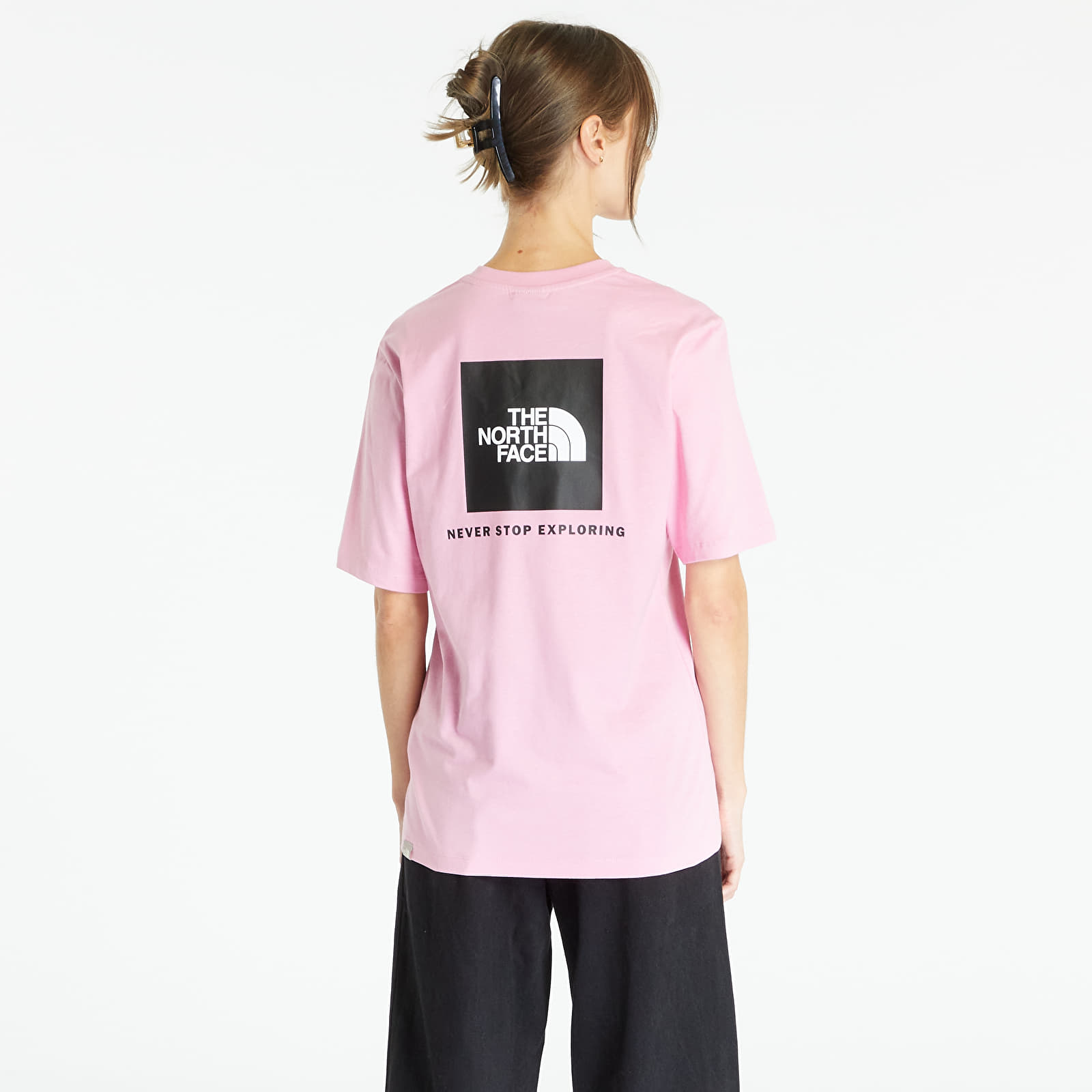 Tricouri  The North Face Relaxed Redbox Tee Orchid Pink