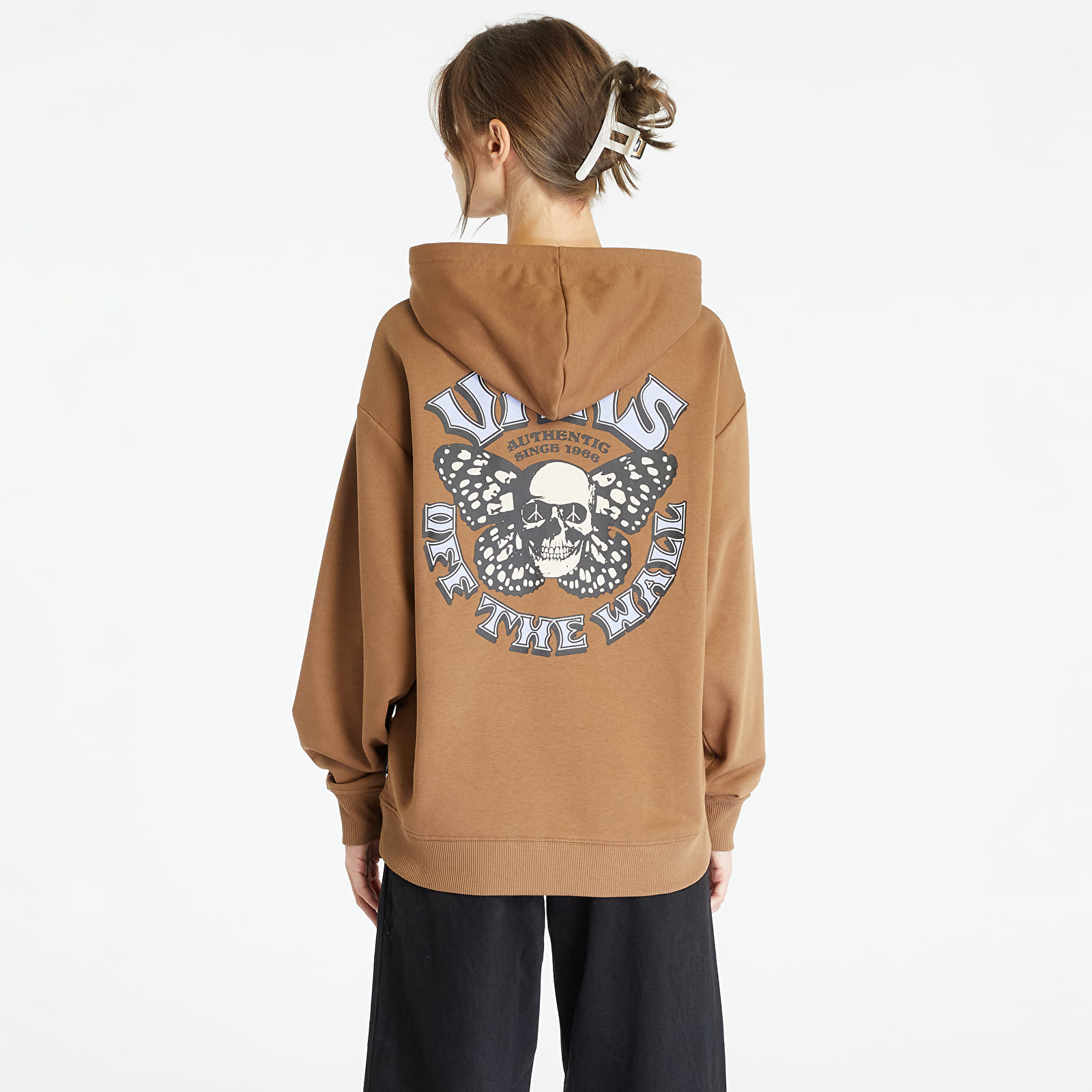 Hanorace Vans Skullyfly Os Hoodie Sepia