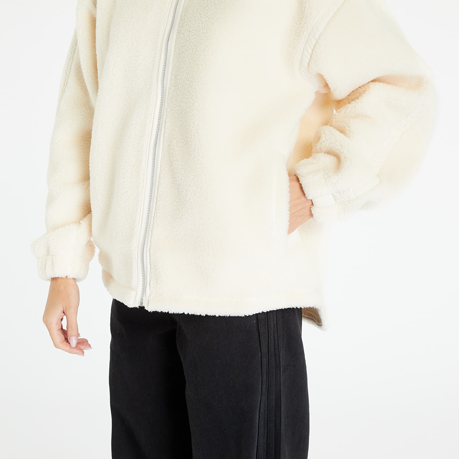 Hoodies and sweatshirts  adidas Originals Premium Essentials Full-Zip Hoded Wonder White