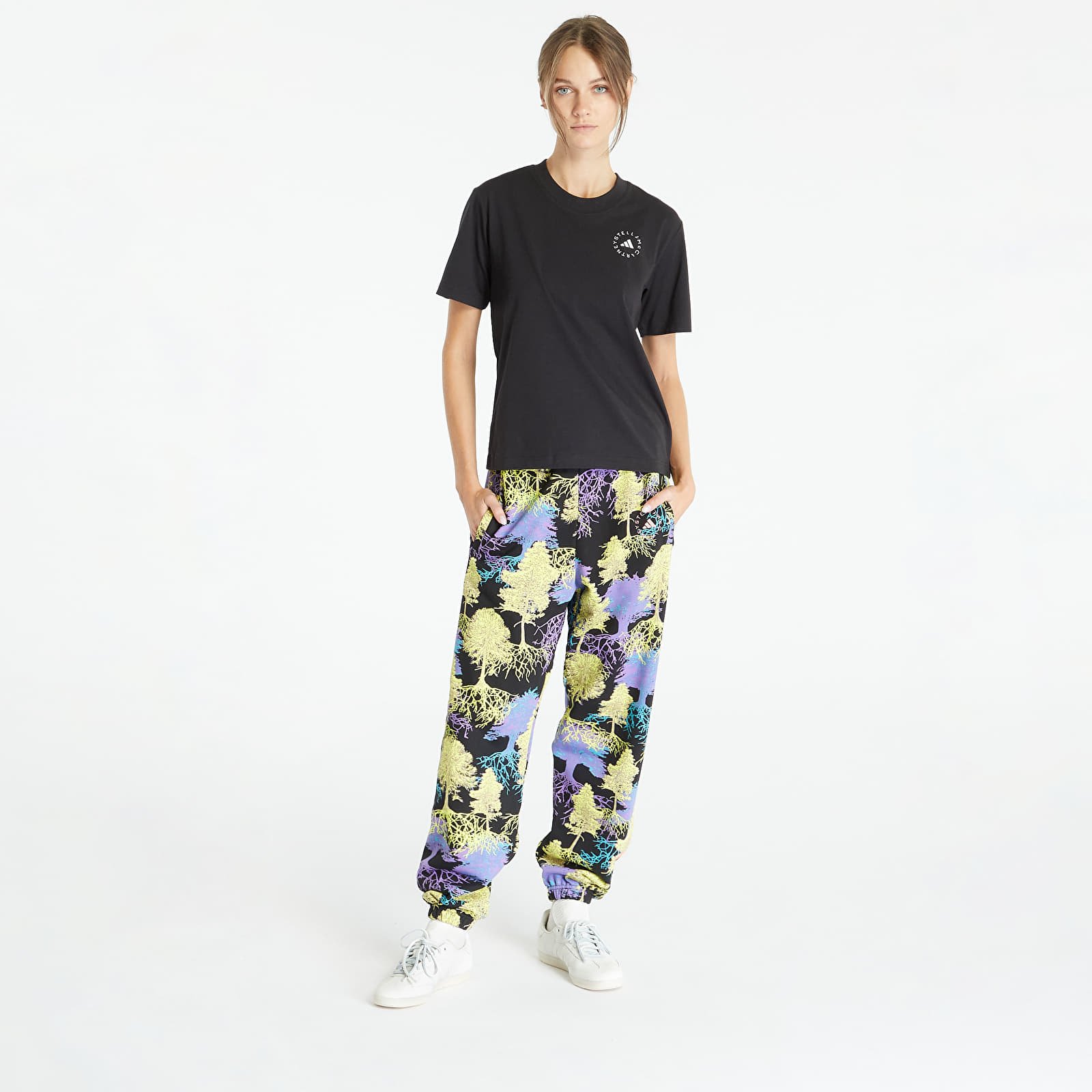 Pólók adidas x Stella McCartney TrueCasuals Regular Sportswear T-Shirt Black