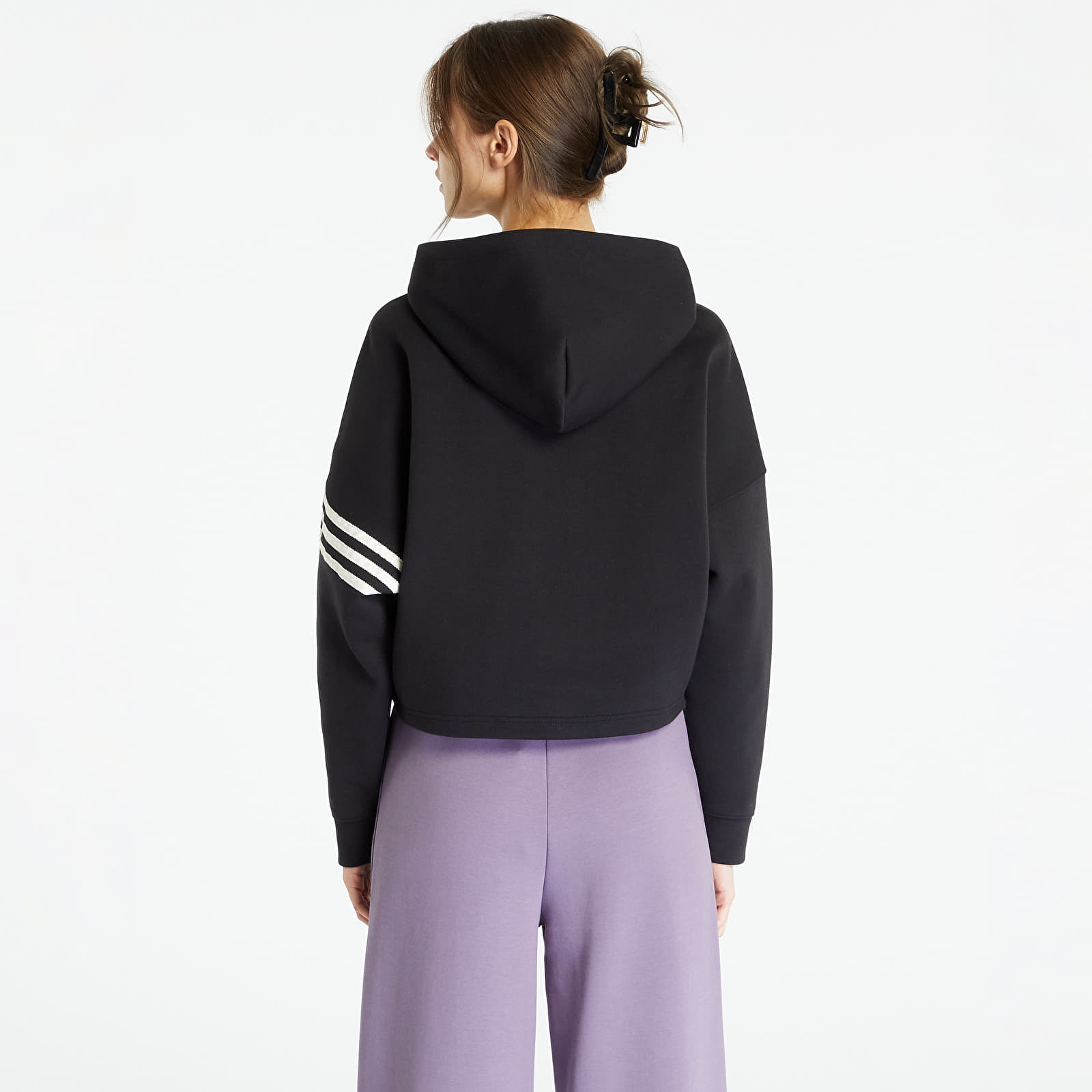 Mikiny adidas Originals Adicolor Neuclassics Hoodie Black