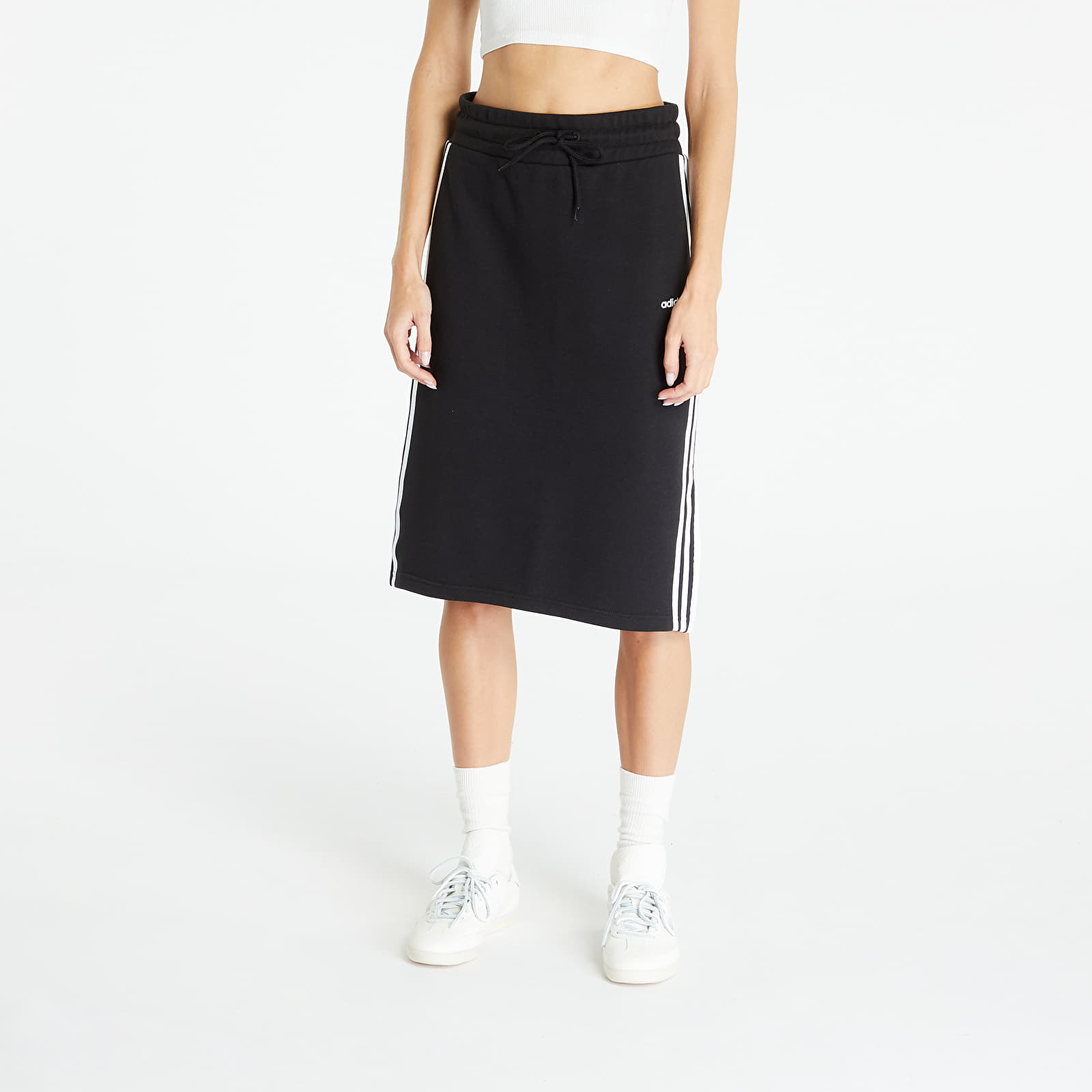 Adidas originals black three stripe skirt shop