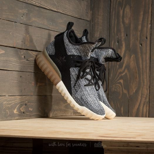 Men s shoes adidas Tubular X Primeknit Core Black Tra Blue Tactile Blue Footshop