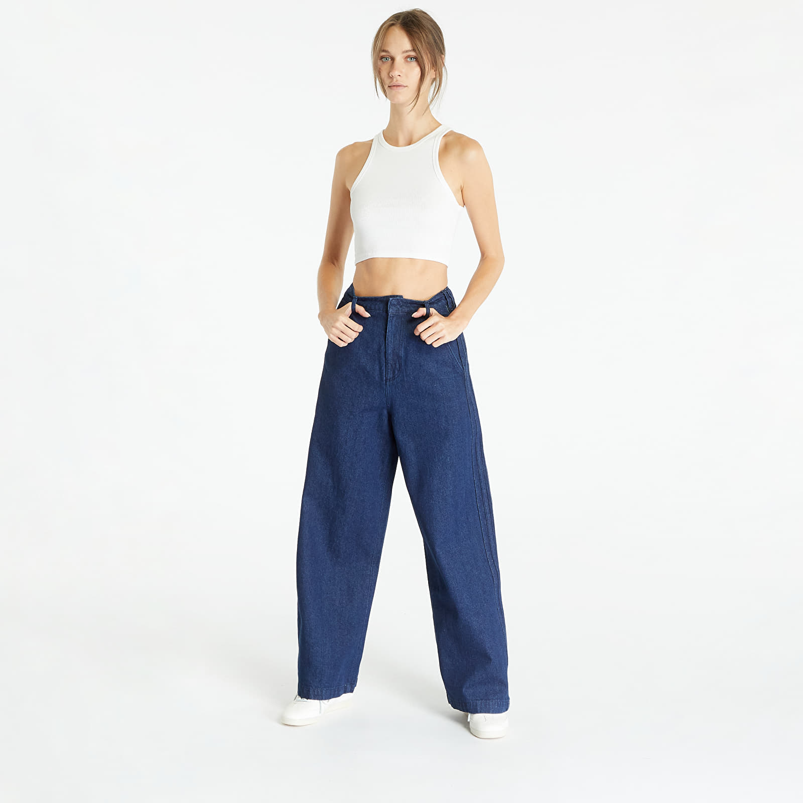 Jeans adidas x KSENIASCHNAIDER 3 Stripes Jeans Indigo Denim Footshop