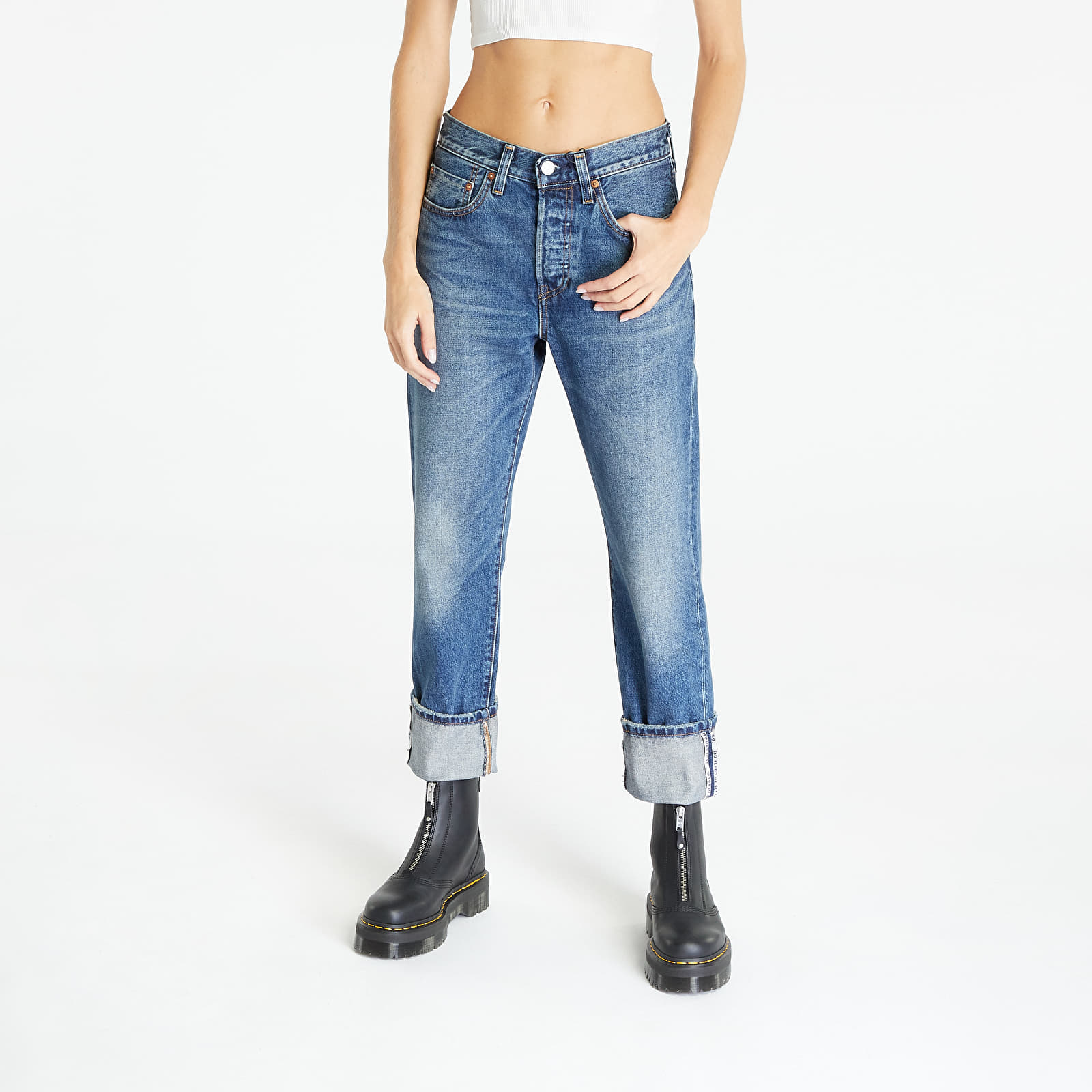 Levi\'s® 501 Jeans For Women Dark Indigo/ Worn In