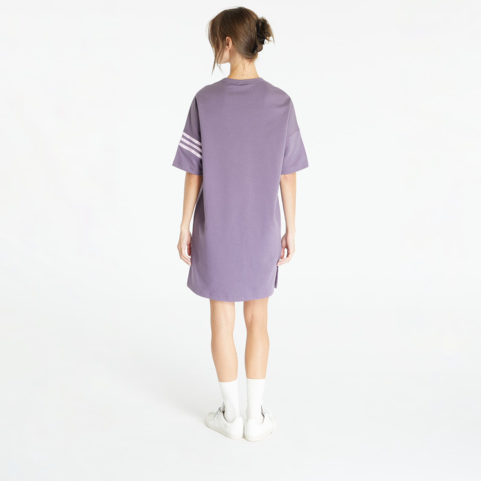 Šaty adidas Originals Adicolor Neuclassics Tee Dress Shadow Violet