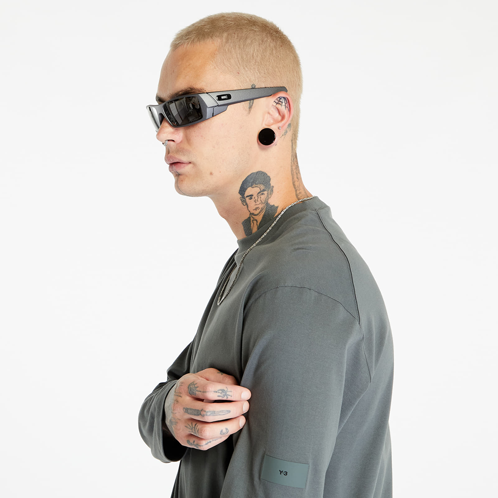 Tricouri  Y-3 Long Sleeve Tee UNISEX Utility Ivy
