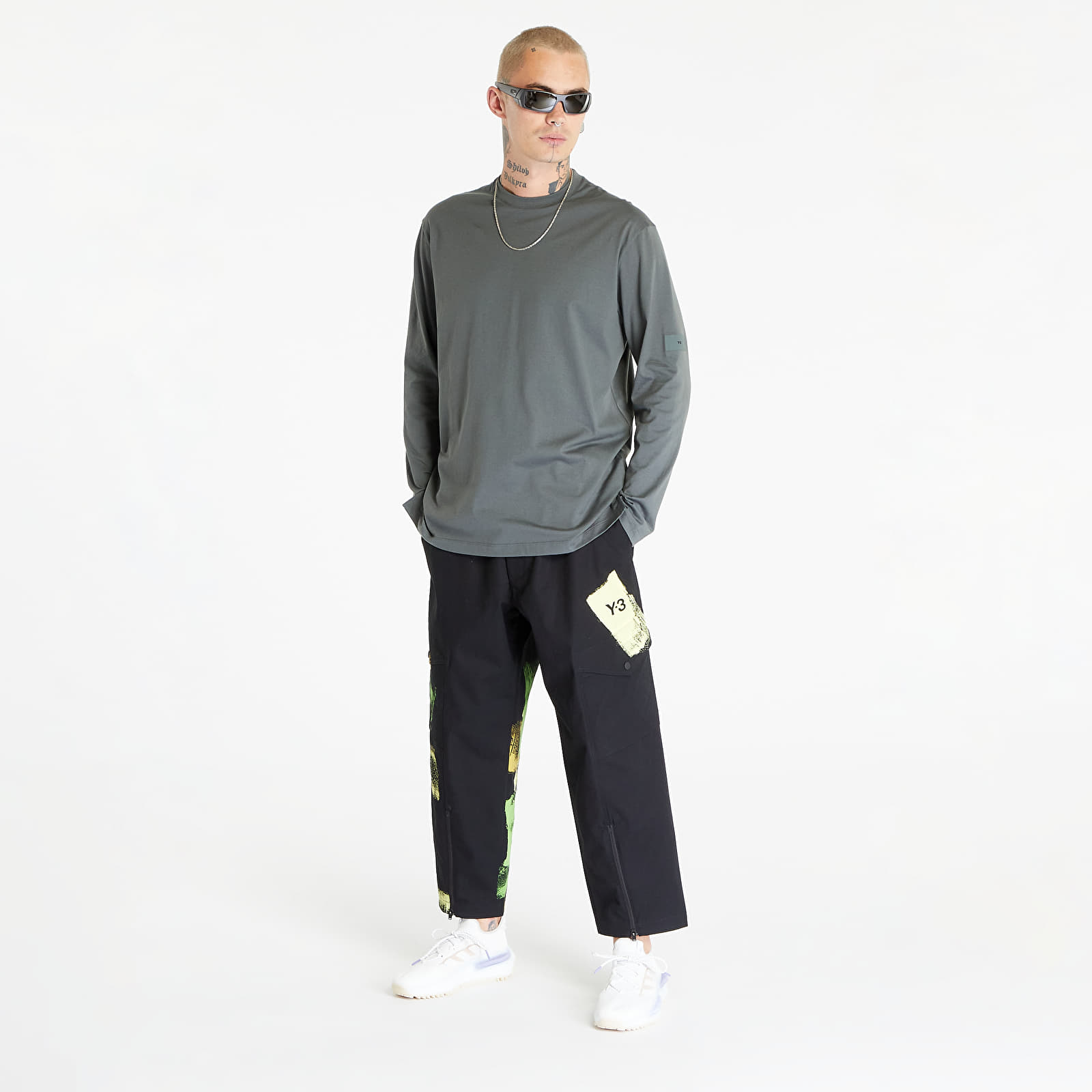 Tricouri  Y-3 Long Sleeve Tee UNISEX Utility Ivy
