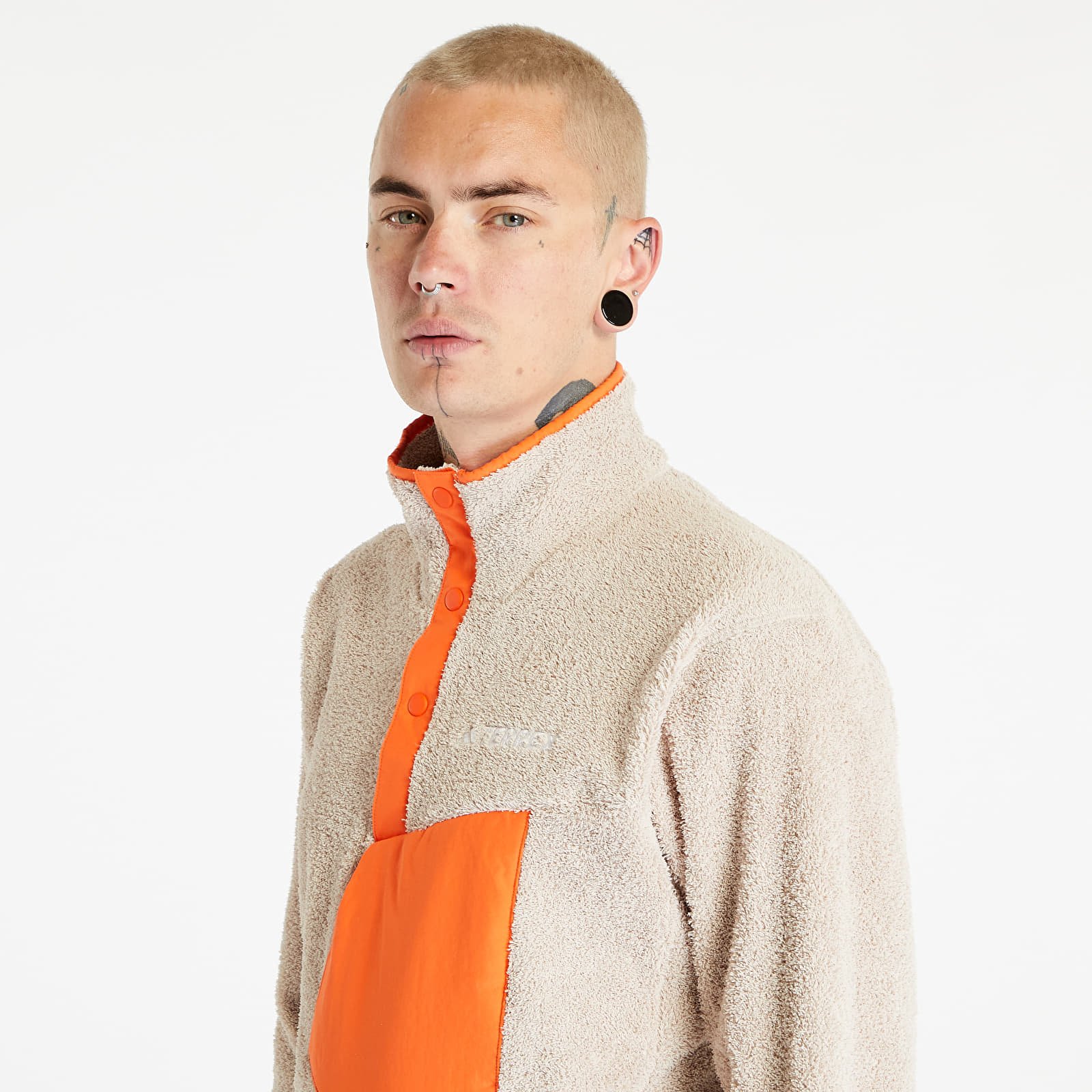 Felpe adidas Terrex Xploric High Pile Fleece Pullover Wonder Beige