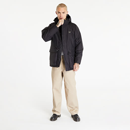 Fred perry padded parka jacket store