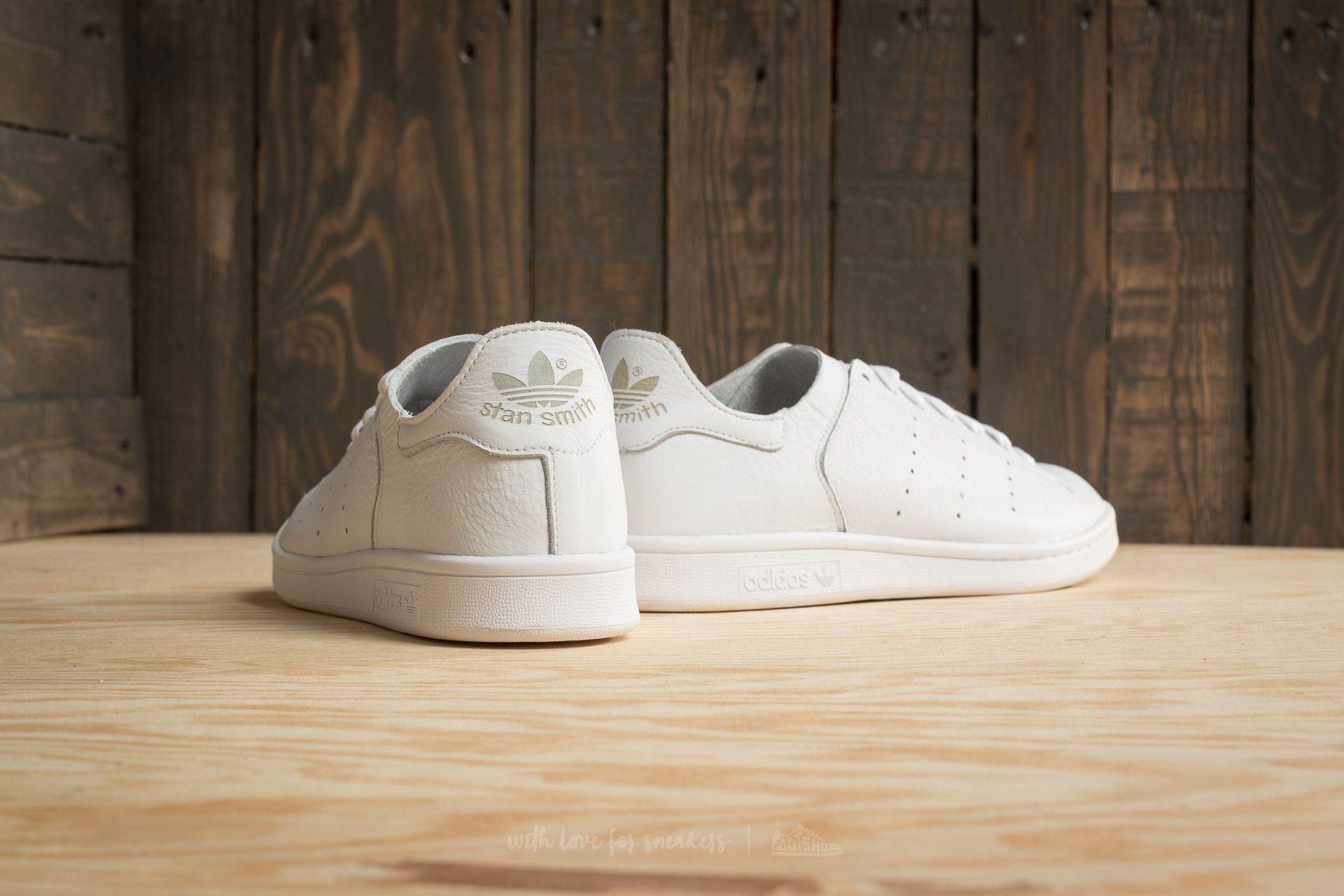 Men's shoes adidas Stan Smith Lea Sock Ftw White/ Ftw White/ Ftw White