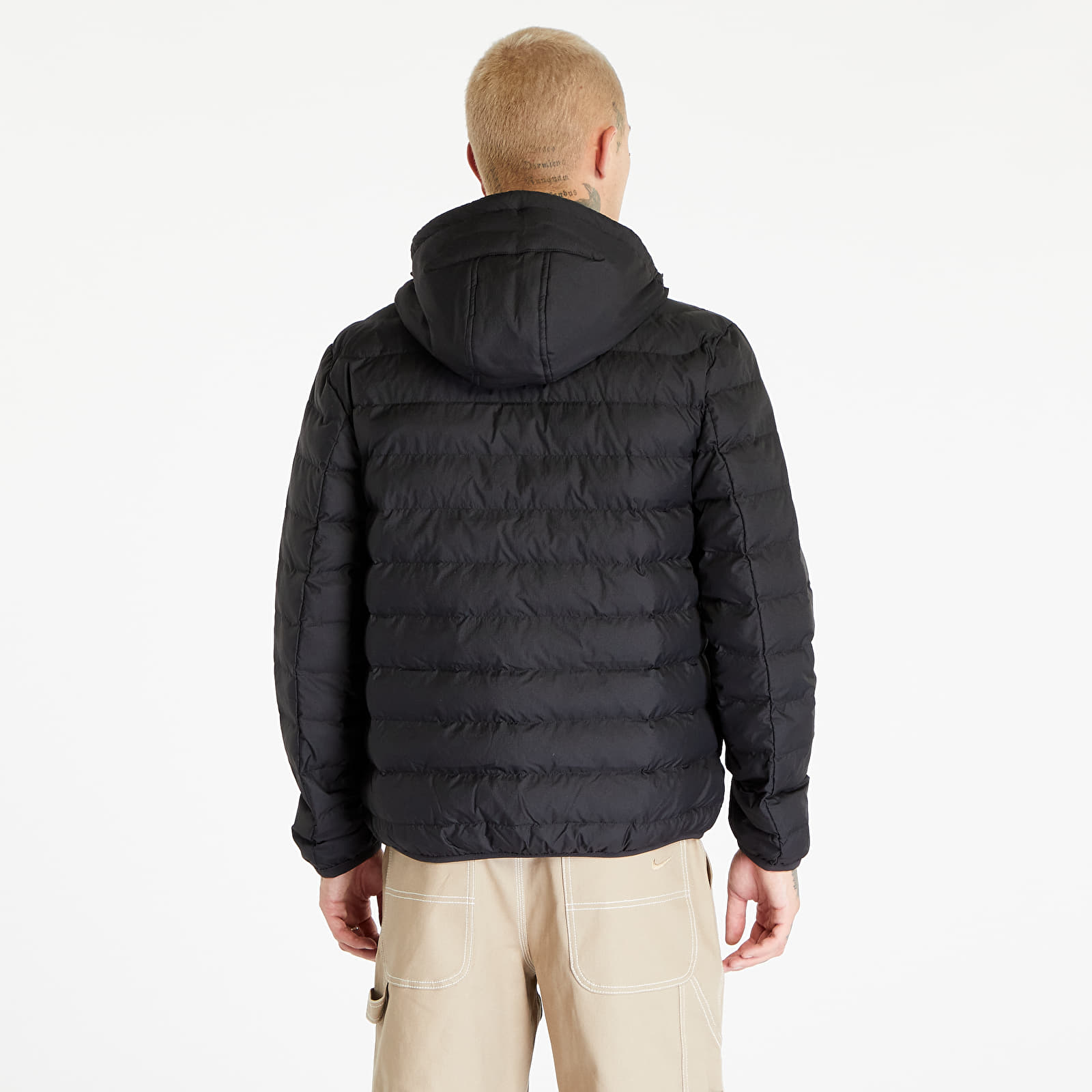 Vestes FRED PERRY Hooded Insulated Jacket Black Footshop