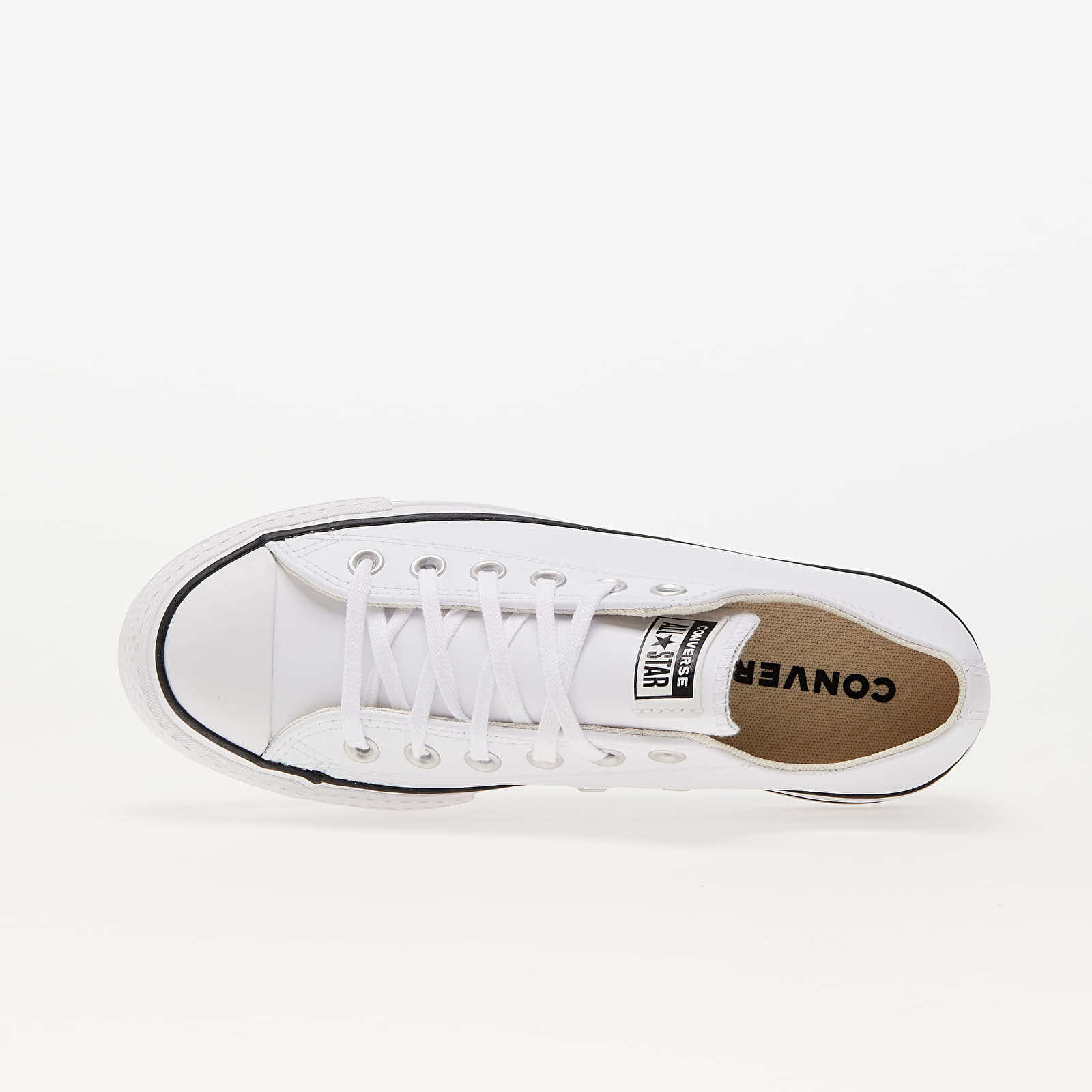 Damen Sneaker und Schuhe Converse Chuck Taylor All Star Lift Platform Leather White/ Black/ White