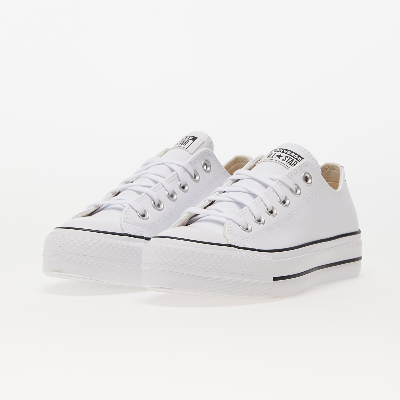 Damen Sneaker und Schuhe Converse Chuck Taylor All Star Lift Platform Leather White/ Black/ White