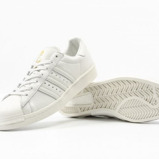 Adidas boost white and gold new arrivals