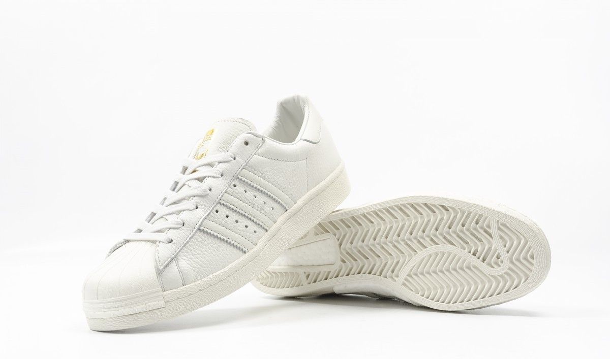 Men's shoes adidas Superstar Boost Vintage White/ Vintage White/ Gold Metallic
