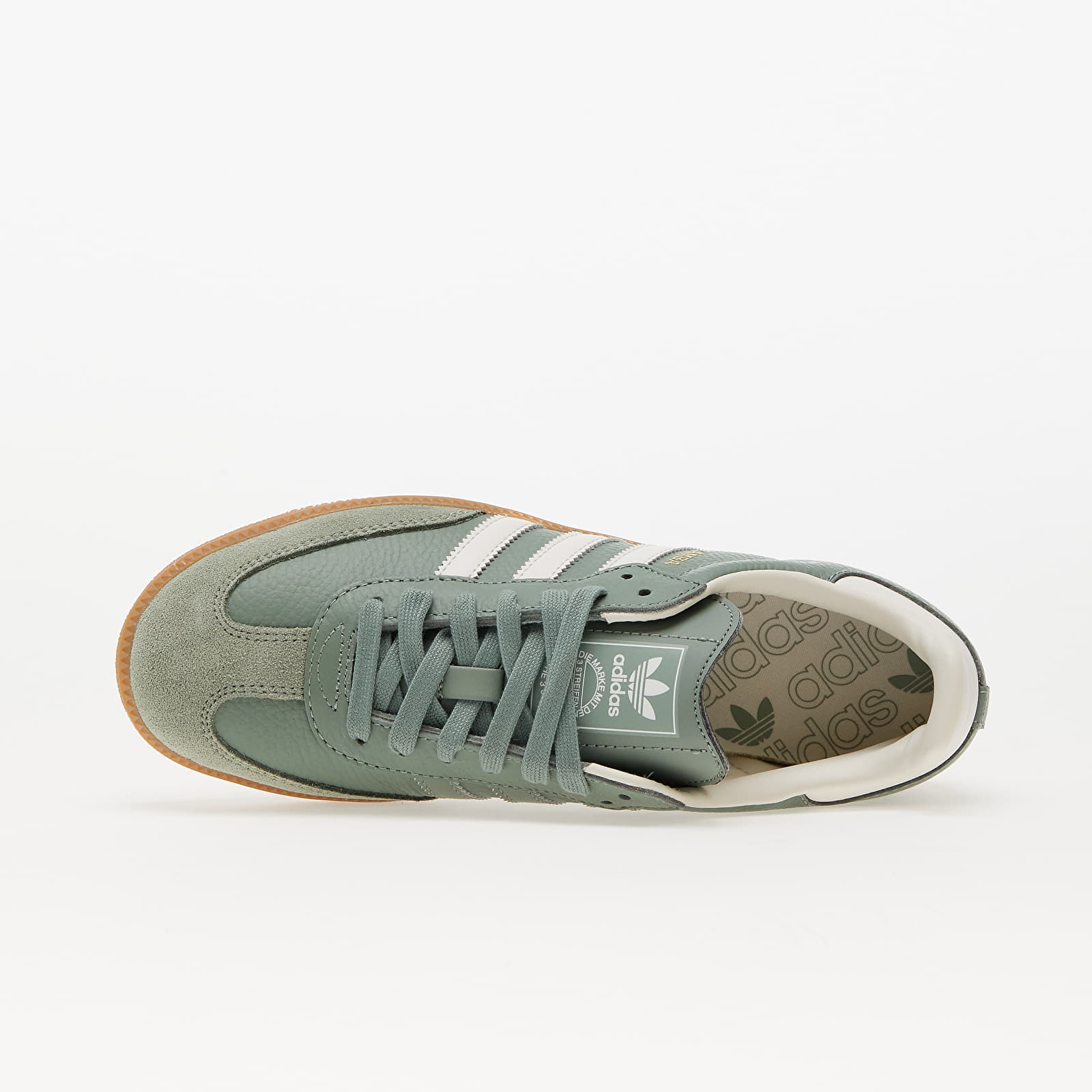 Women's shoes adidas Samba Og W Silver Green/ Core White/ Gum