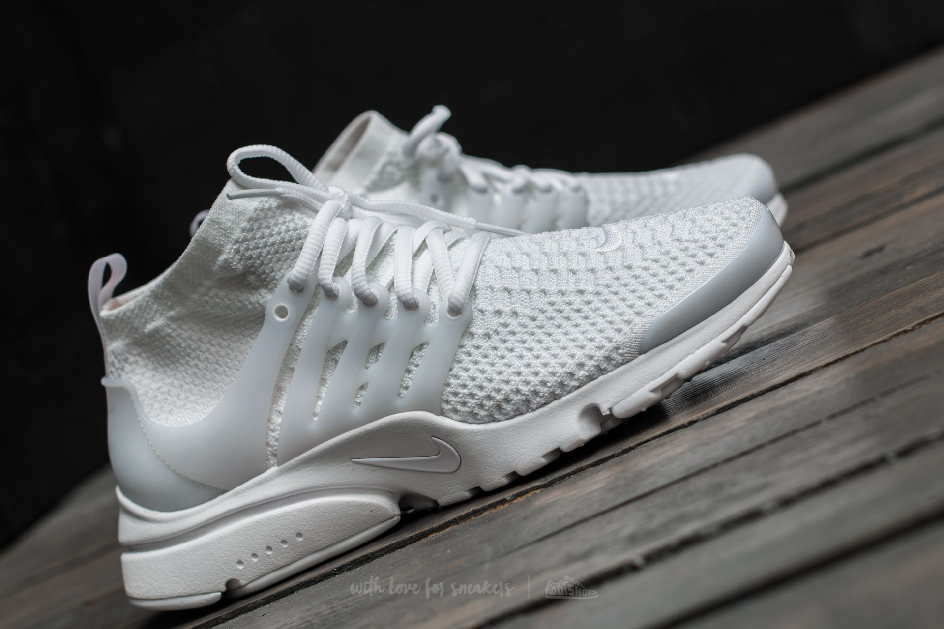 Men s shoes Nike Air Presto Flyknit Ultra White White White Footshop