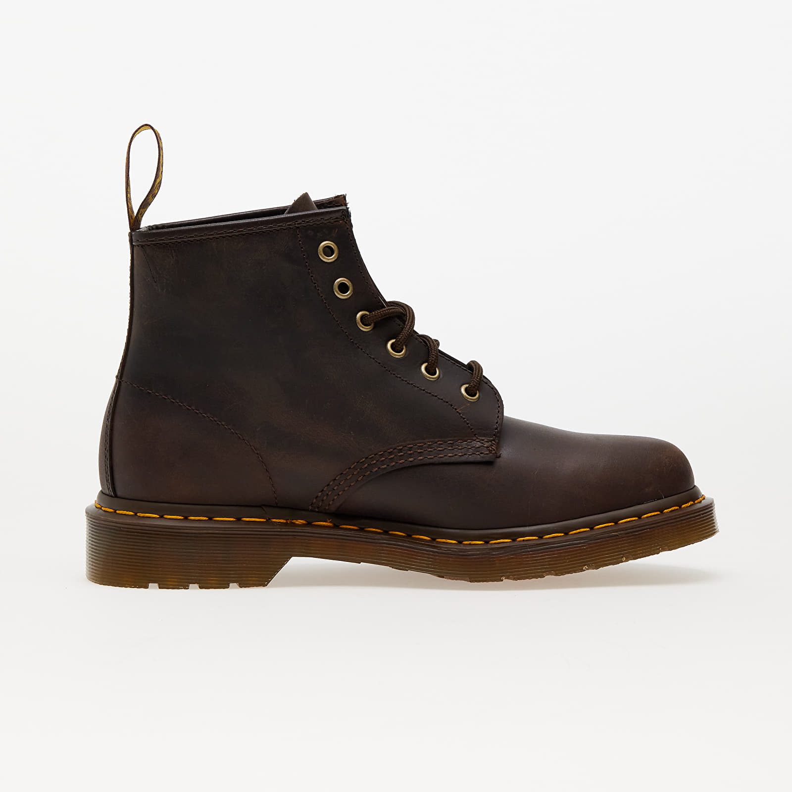 Men's shoes Dr. Martens 101 Dark Brown Crazy Horse