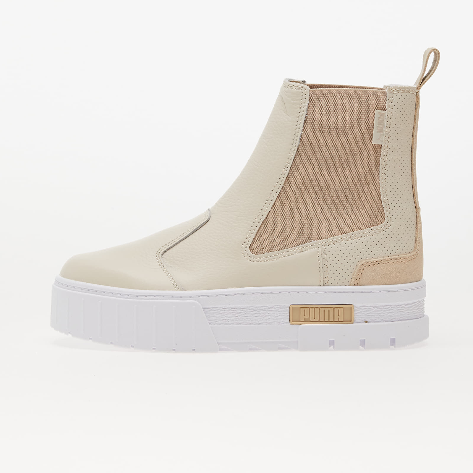 Chaussures et baskets femme Puma Mayze Chelsea Luxe Wns White