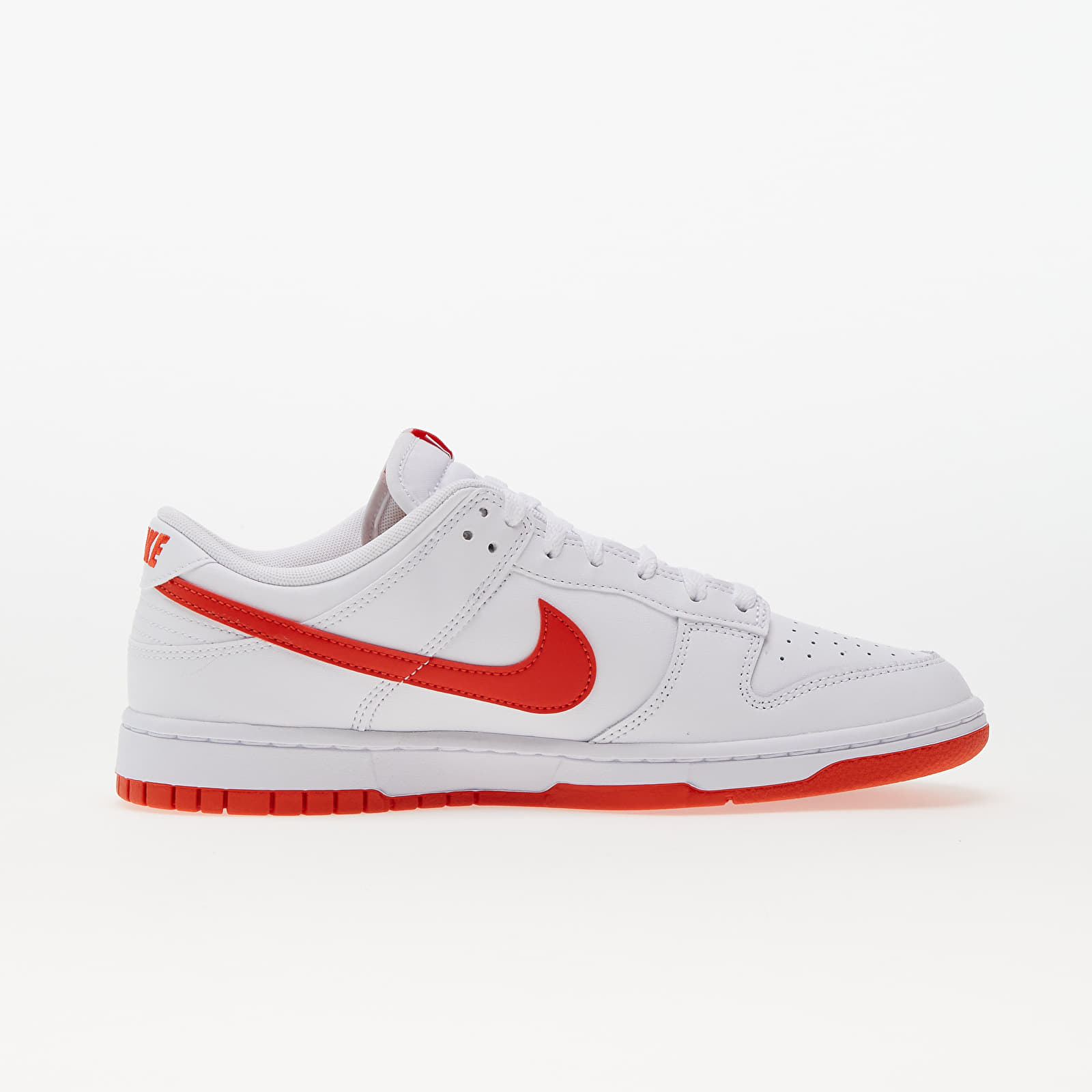 Nike white shoes red swoosh clearance