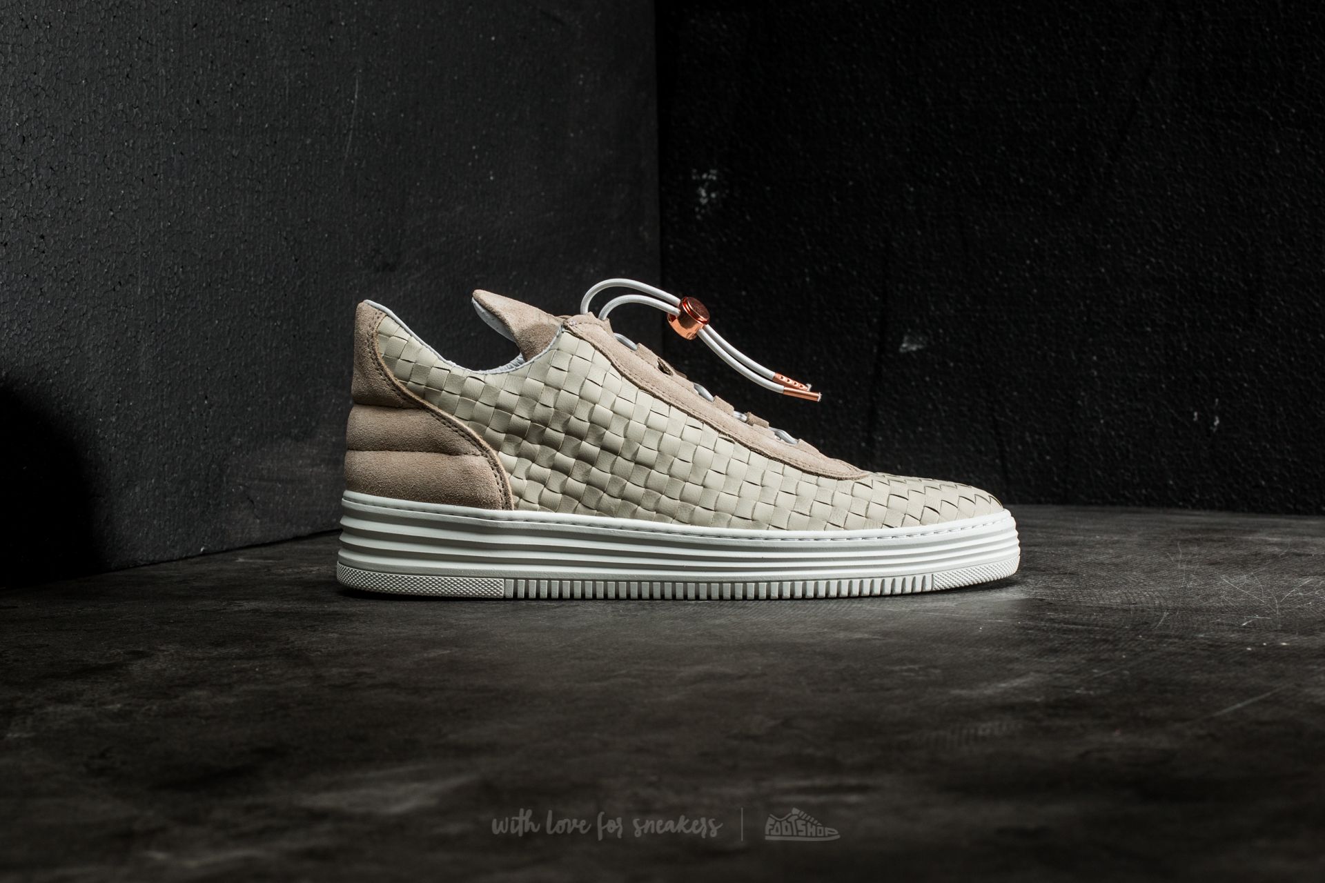 Buty męskie Filling Pieces Low Top Twist Beige