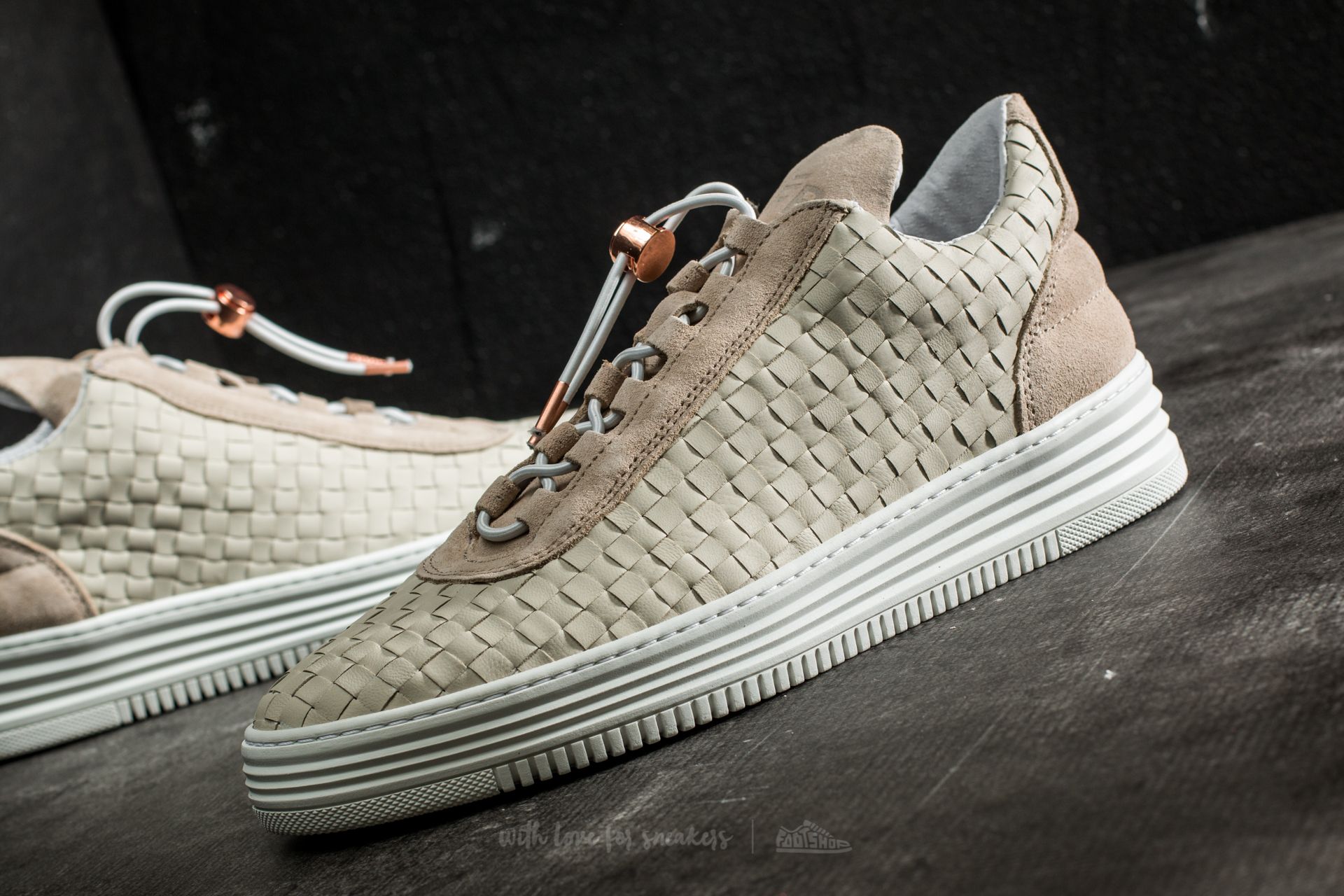 Buty męskie Filling Pieces Low Top Twist Beige