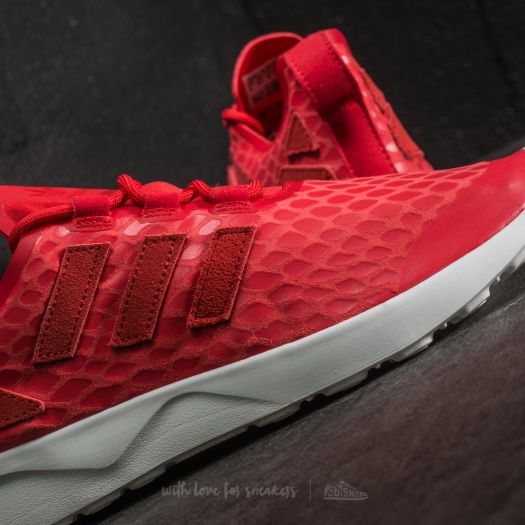 Adidas zx flux shop reflective red