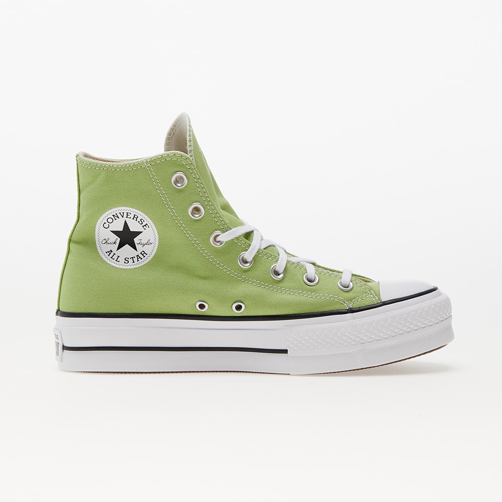 Dámske topánky a tenisky Converse Chuck Taylor All Star Lift Platform Vitality Green/ White/ Black