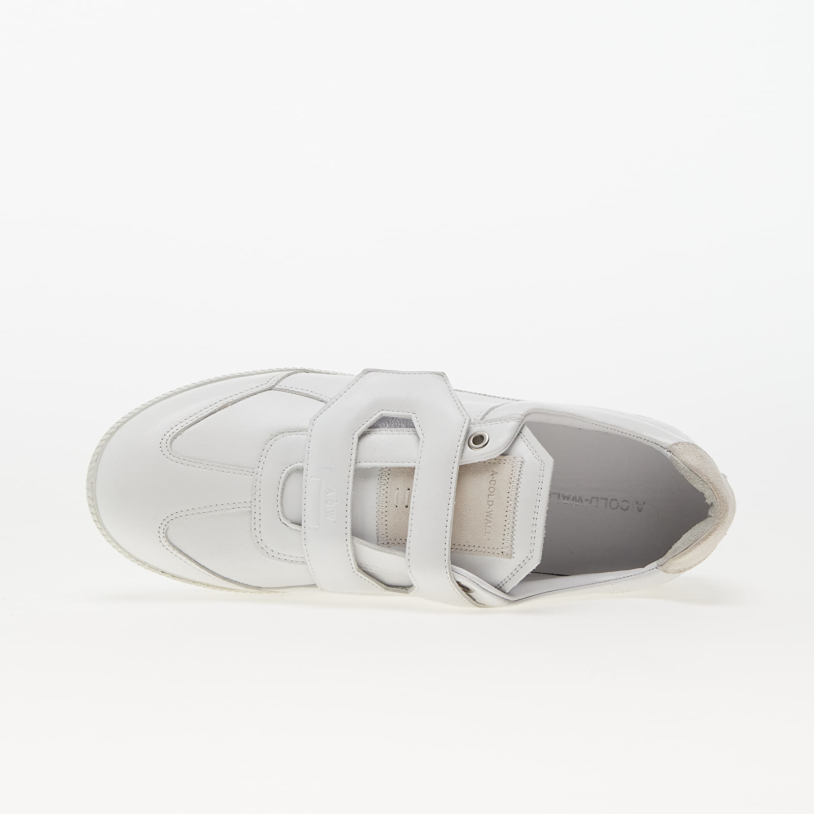 Männer A-COLD-WALL* Shard Strap Sneakers Optic White