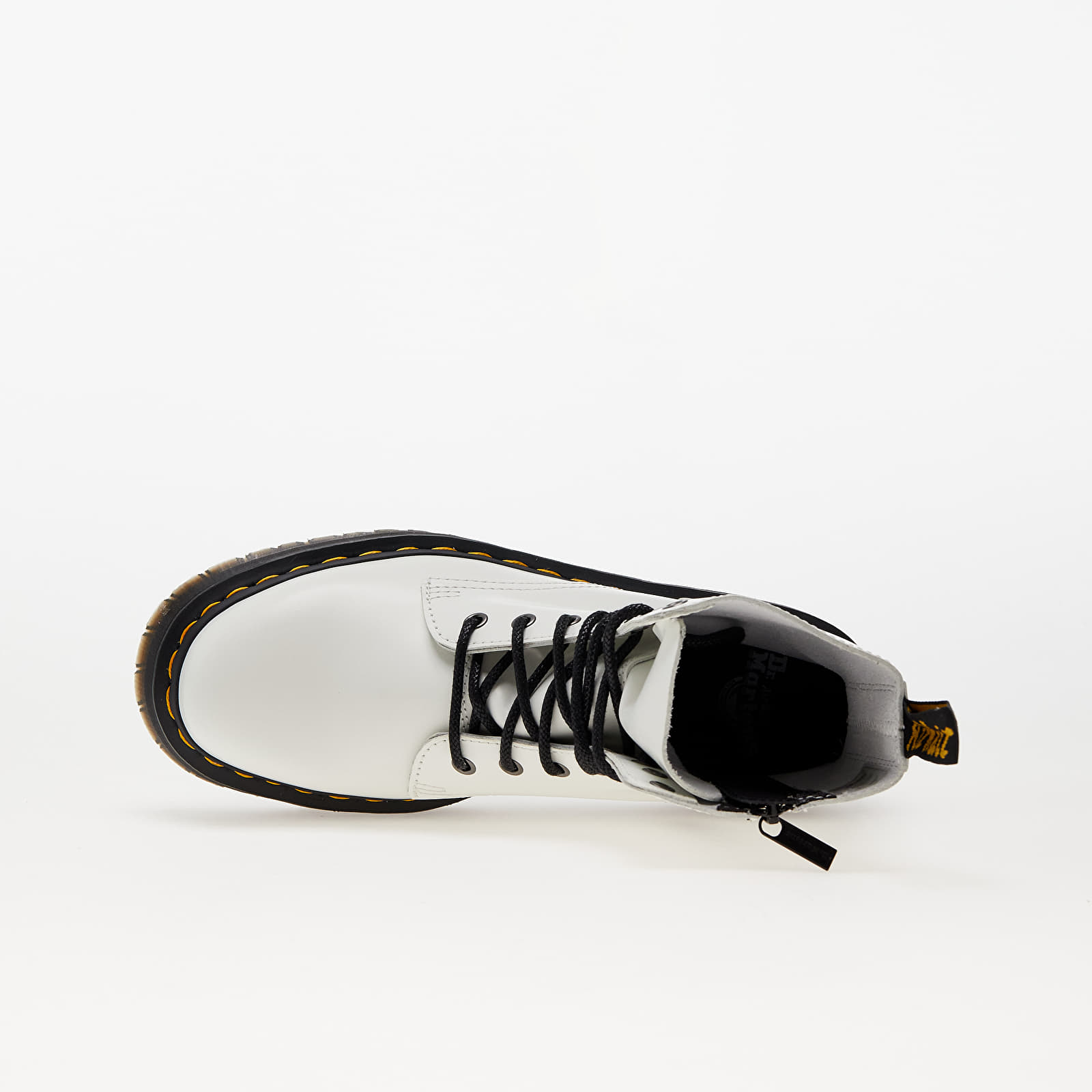 White jadon 8 eye boots outlet