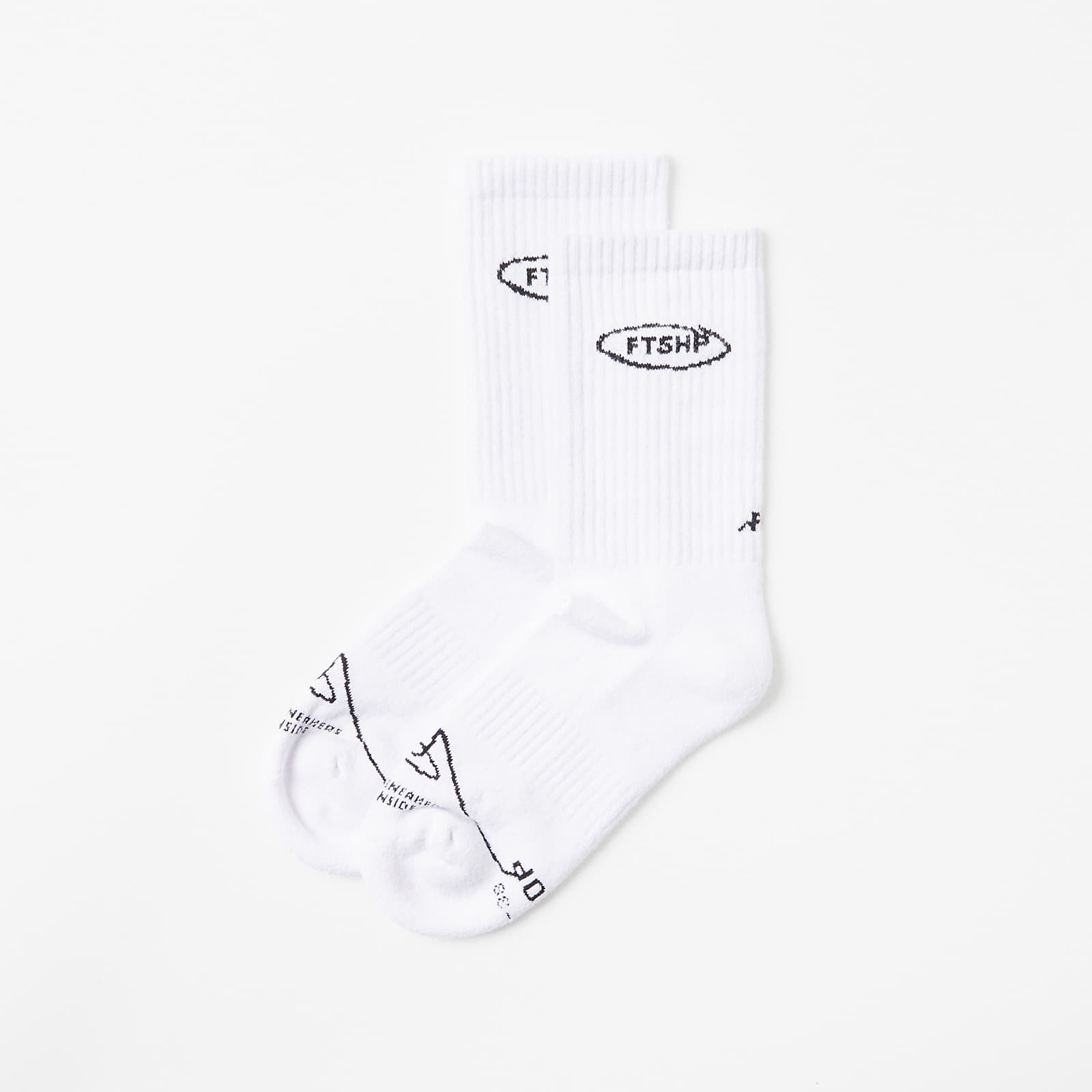 Чорапи Footshop Basic But Not Basic Socks 1-Pack White