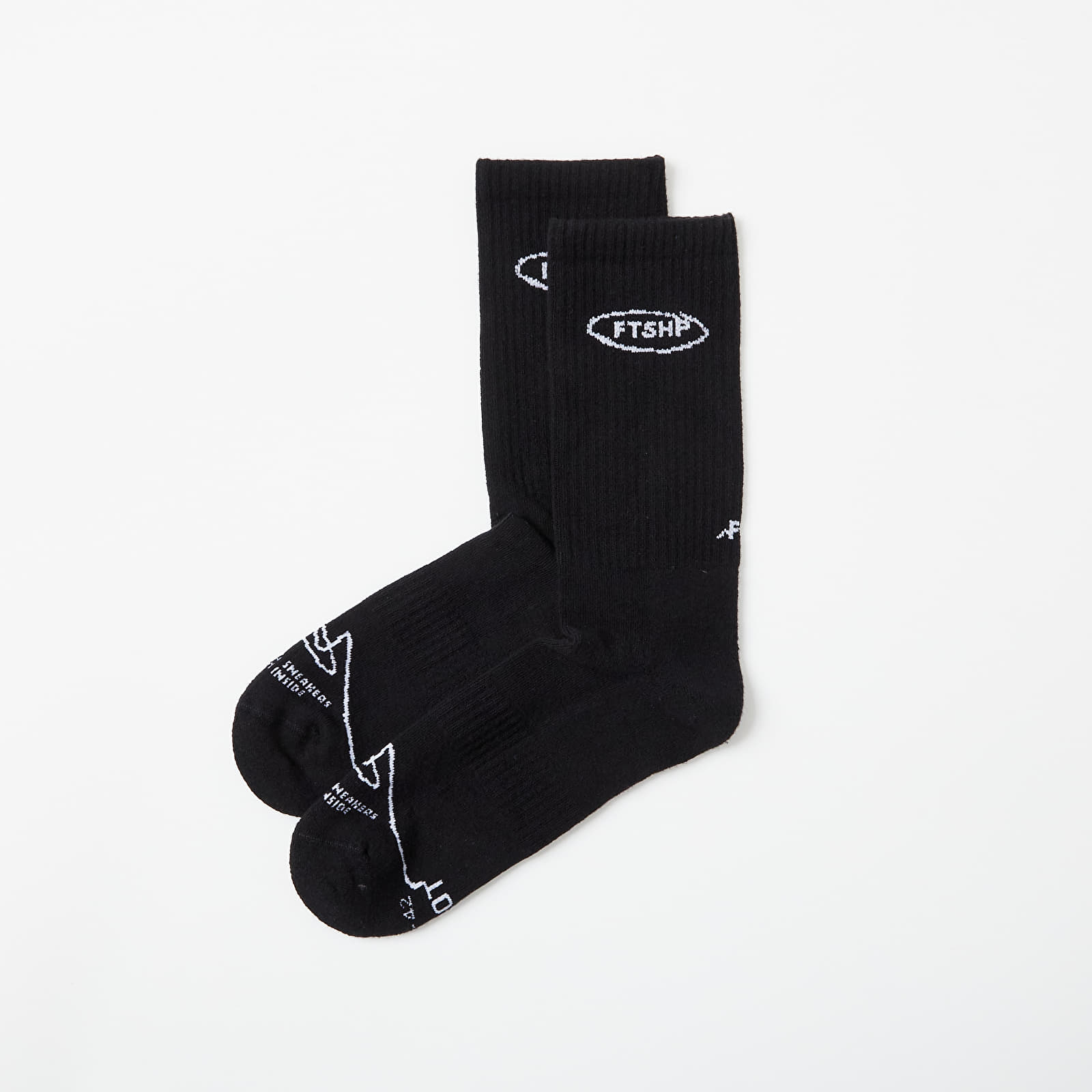 Șosete Footshop Basic But Not Basic Socks 1-Pack Black