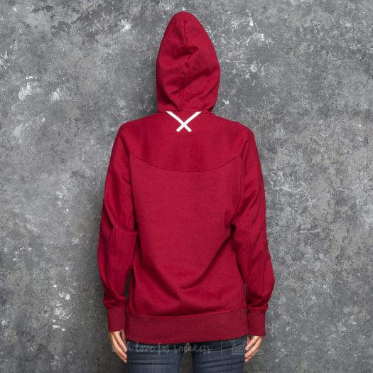 adidas XbyO Hoodie Collegiate Burgundy Footshop