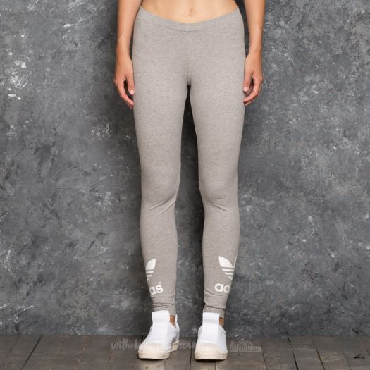 Adidas trefoil leggings grey new arrivals