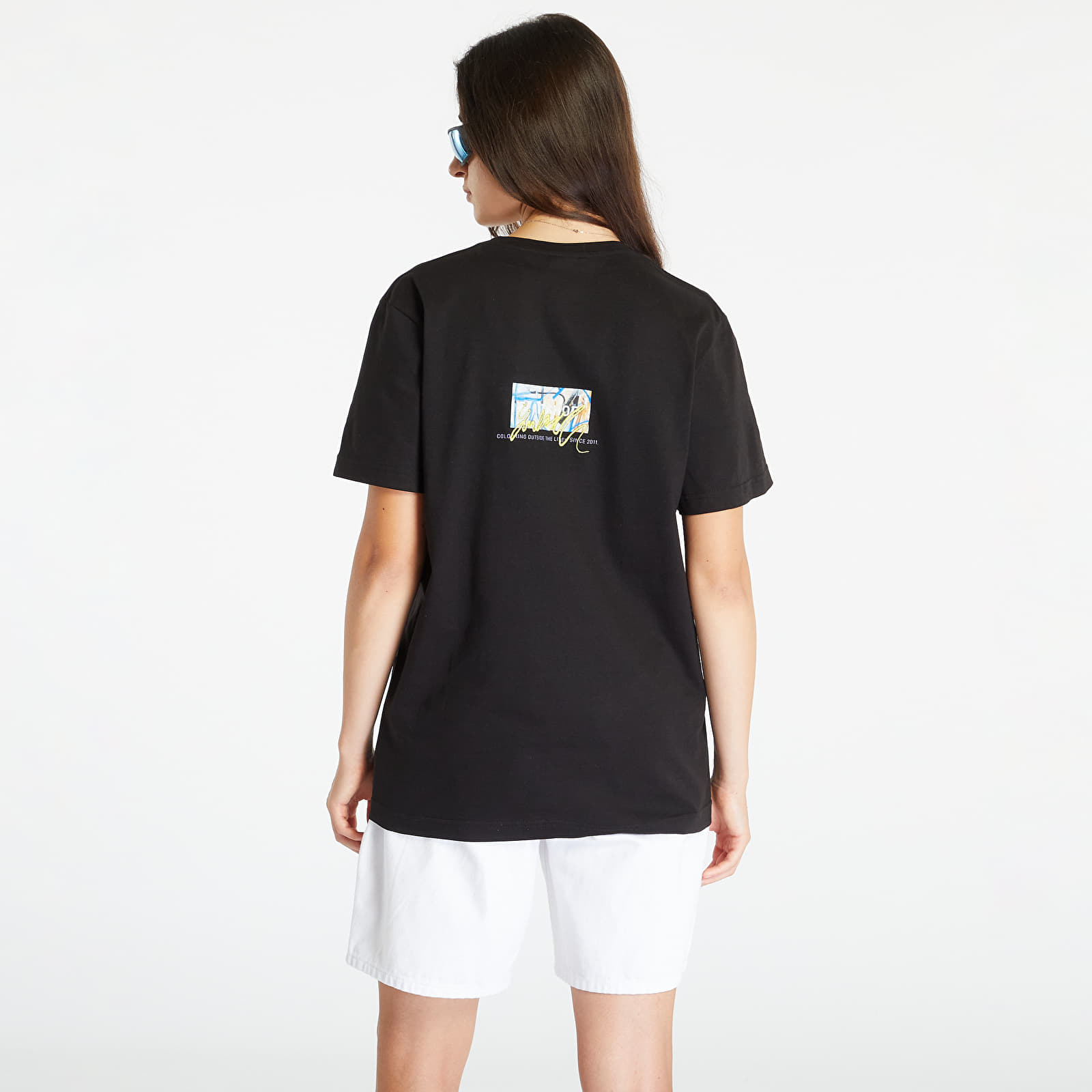 Tričká Footshop x Martin Lukáč Colouring Outside The Lines T-Shirt UNISEX Black