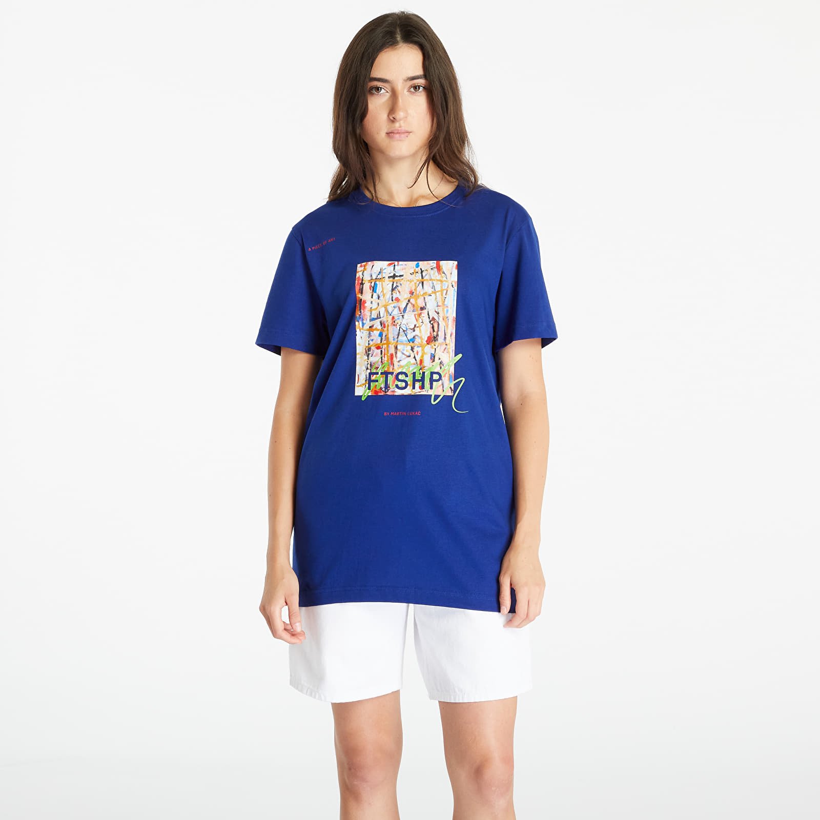 T-shirts Footshop x Martin Lukáč Colouring Outside The Lines T-Shirt UNISEX Night Sky