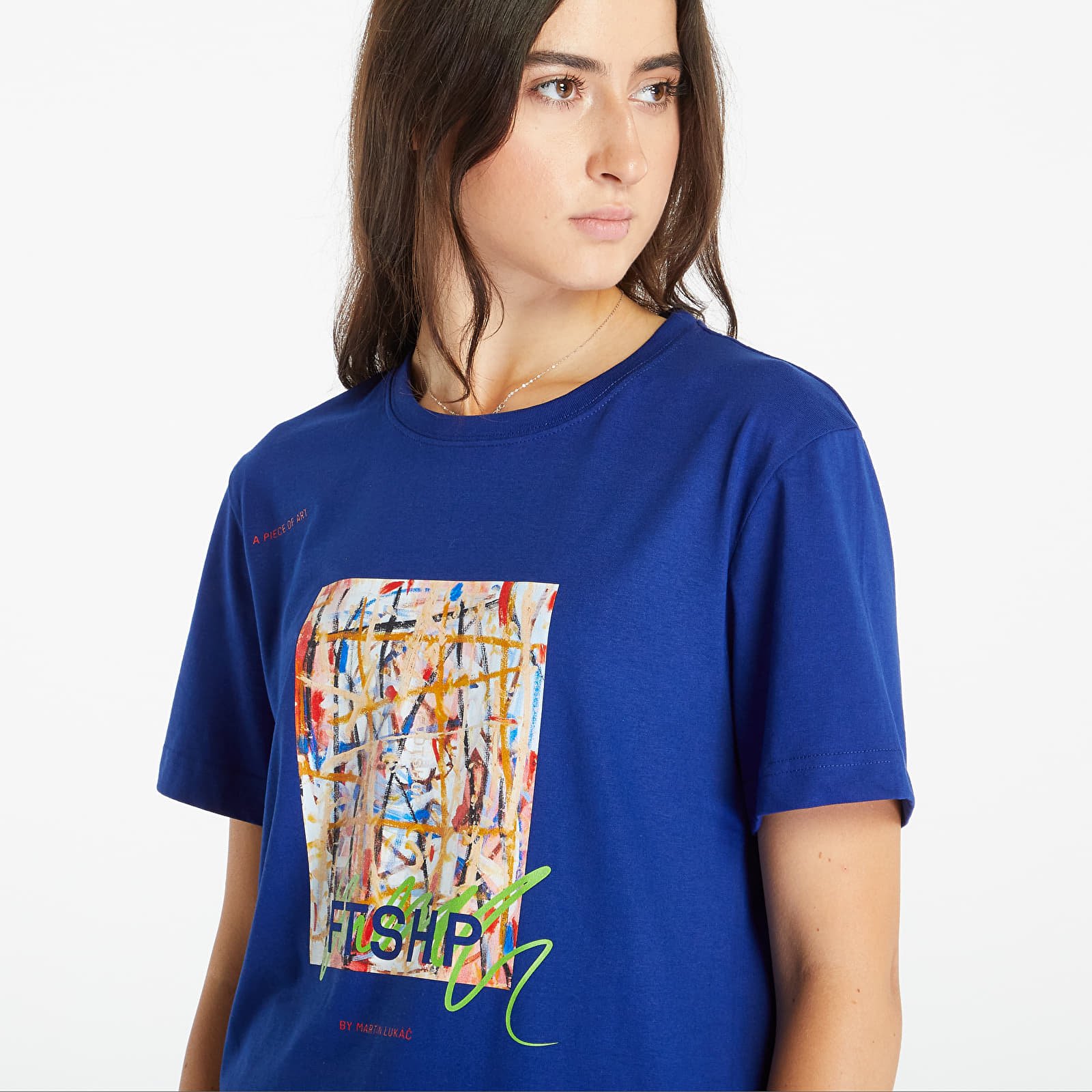 T-shirts Footshop x Martin Lukáč Colouring Outside The Lines T-Shirt UNISEX Night Sky