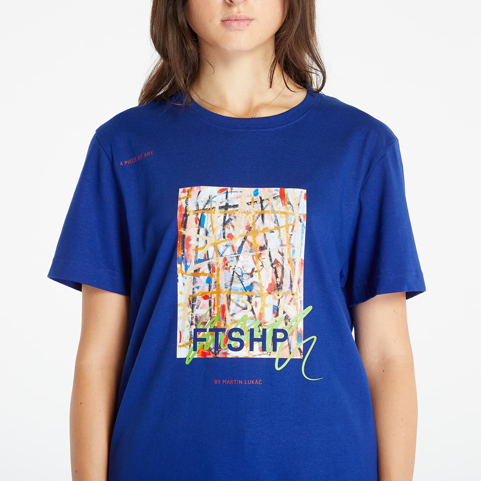 T-shirts Footshop x Martin Lukáč Colouring Outside The Lines T-Shirt UNISEX Night Sky