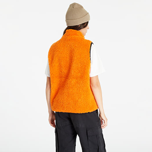 Stüssy Sherpa Reversible Vest UNISEX Tangerine | Footshop