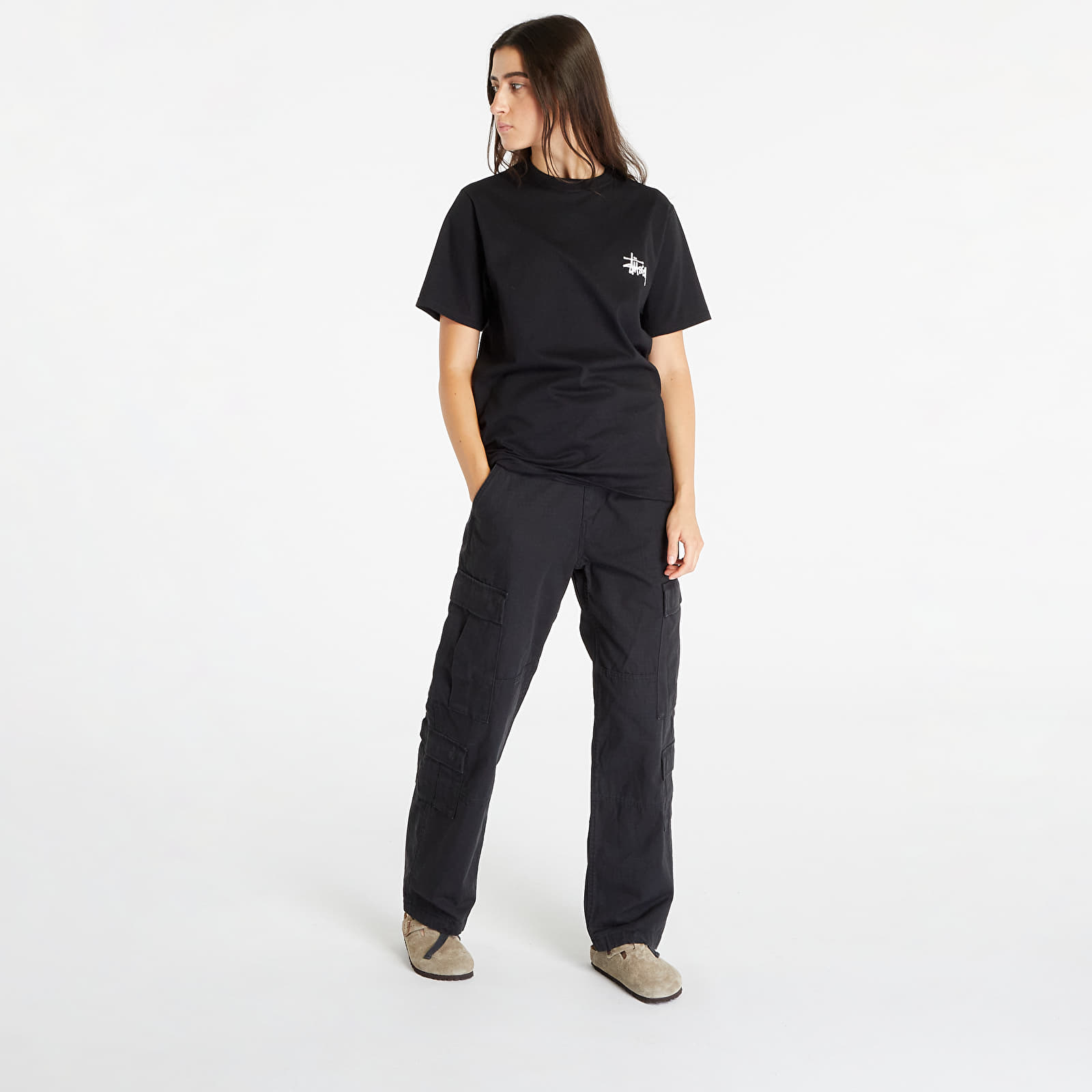 Pólók Stüssy Basic Stussy Short Seeve Tee UNISEX Black